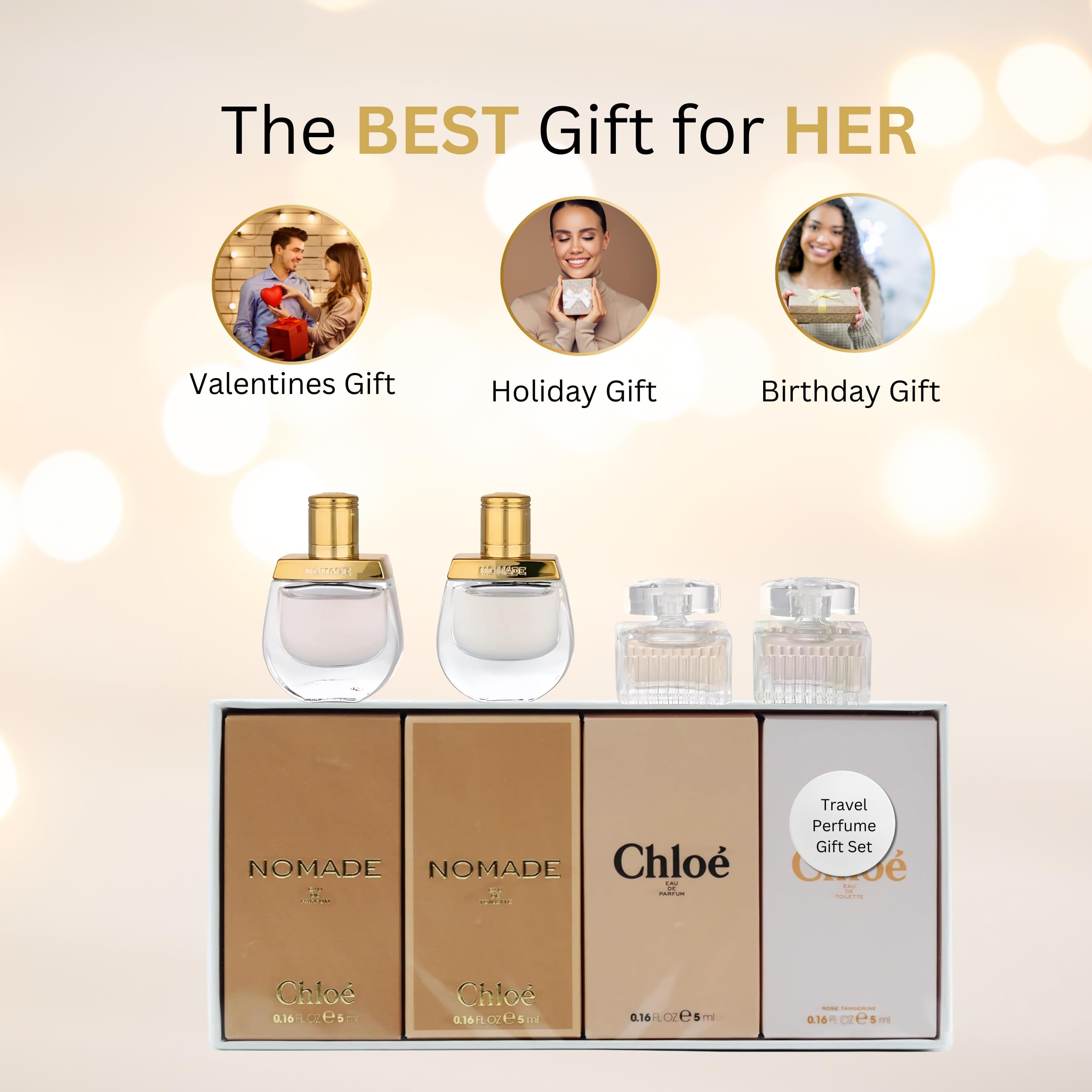 Foto 7 pulgar | Set De Perfumes Chloe Para Mujer Con 4 Miniperfumes De 5 Ml - Venta Internacional.