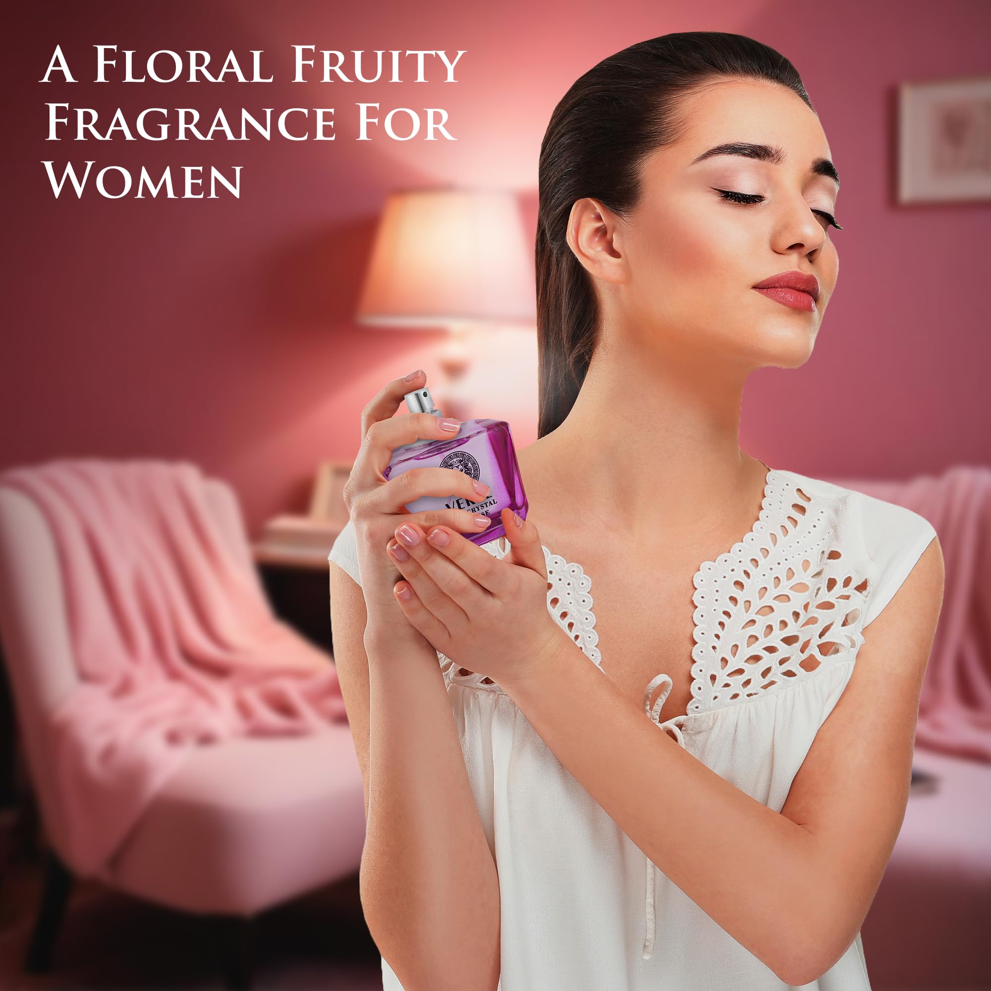 Foto 6 pulgar | Perfume Novoglow Verse Pink Crystal Intense 100 ml para Mujer - Venta Internacional