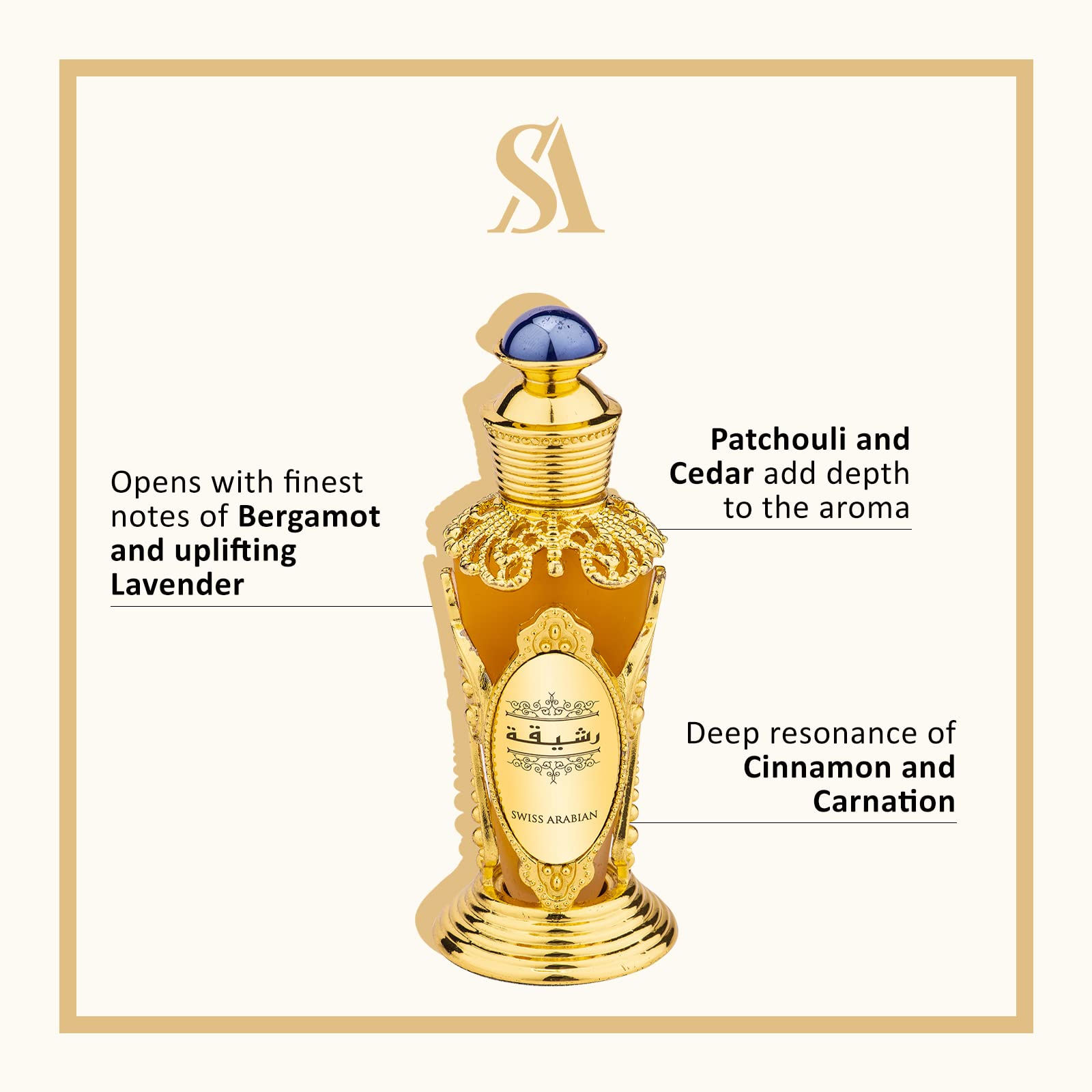 Foto 3 | Perfume Swiss Arabian Rasheeqa Árabe Suizo 18 ml para Mujer-Venta Internacional
