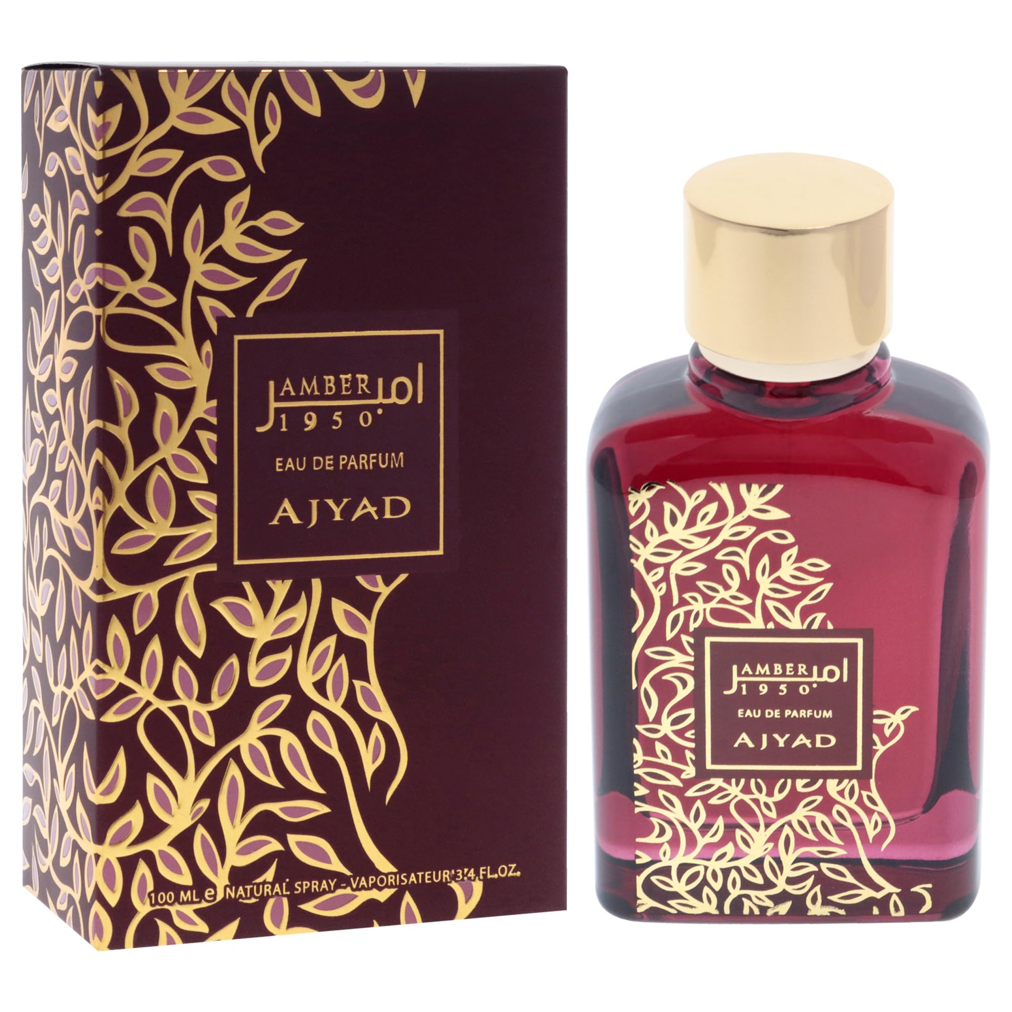 Foto 4 pulgar | Perfume Ajyad Amber Para Mujer Eau De Parfum 100 Ml - Venta Internacional.