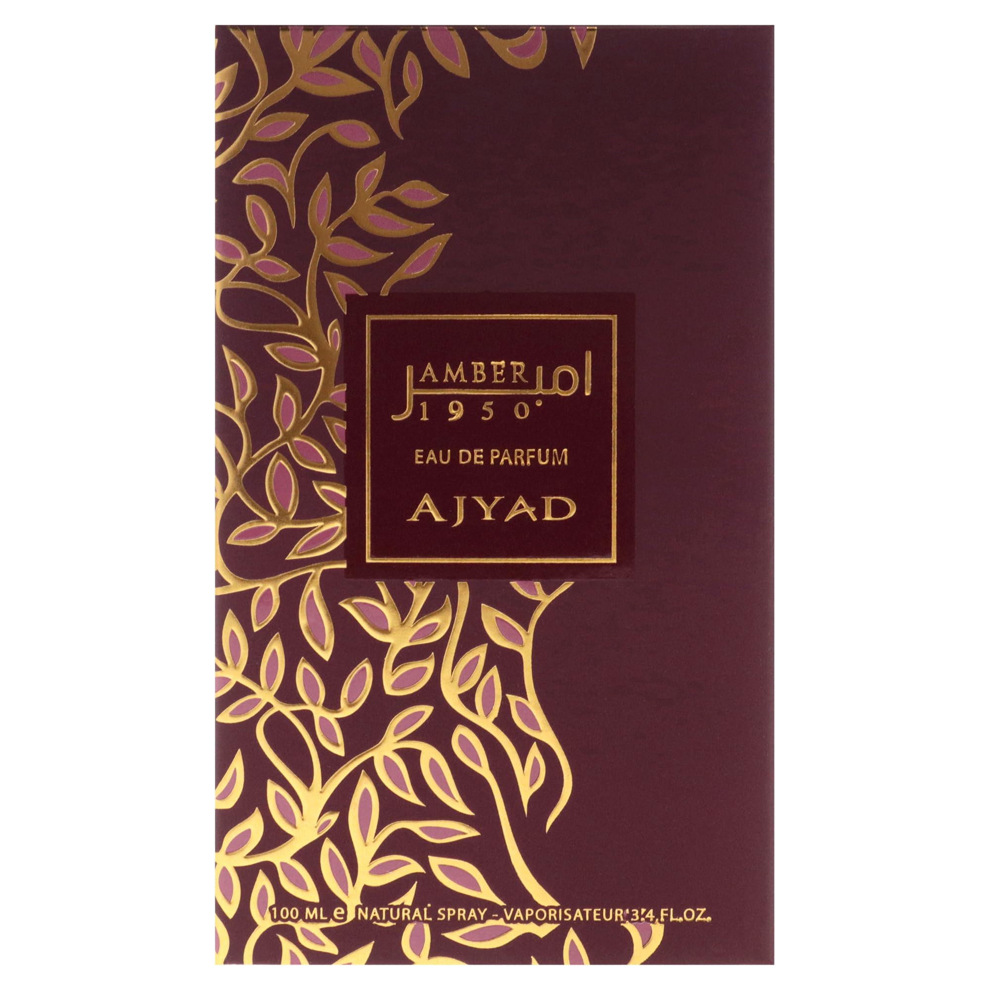 Foto 6 pulgar | Perfume Ajyad Amber Para Mujer Eau De Parfum 100 Ml - Venta Internacional.