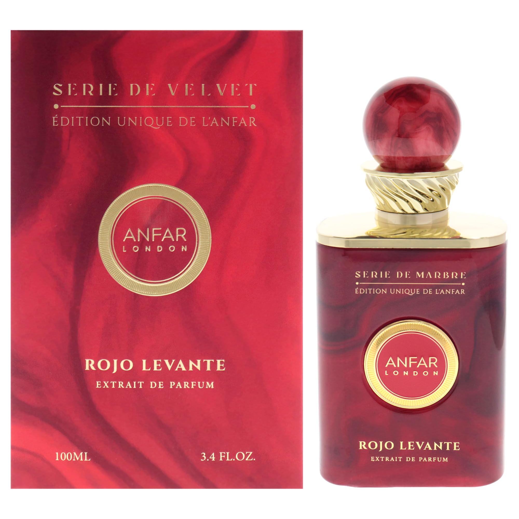 Foto 2 pulgar | Perfume Anfar Serie De Velvet Rojo Levante Extrait 100 Ml Para - Venta Internacional.