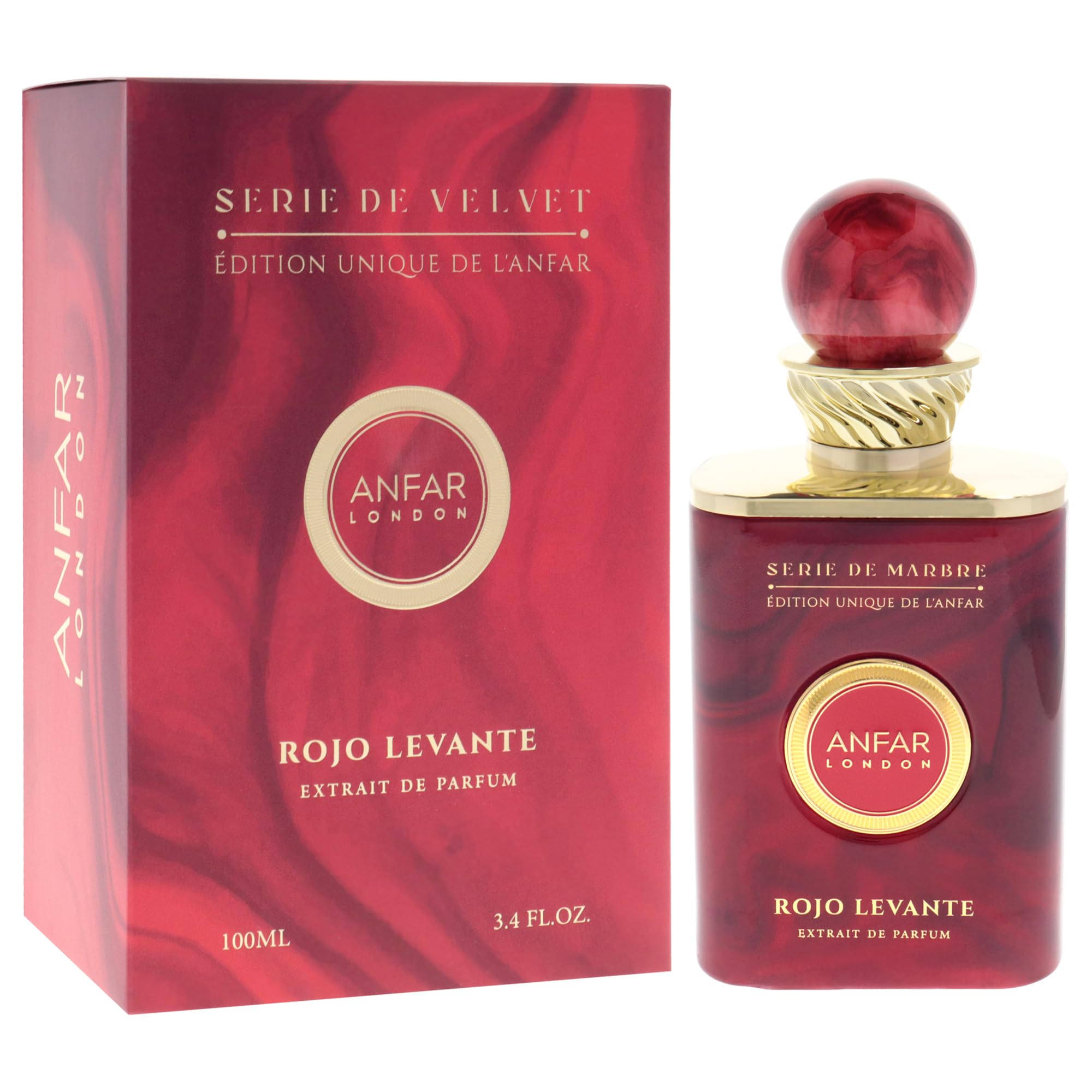 Foto 4 pulgar | Perfume Anfar Serie De Velvet Rojo Levante Extrait 100 Ml Para - Venta Internacional.