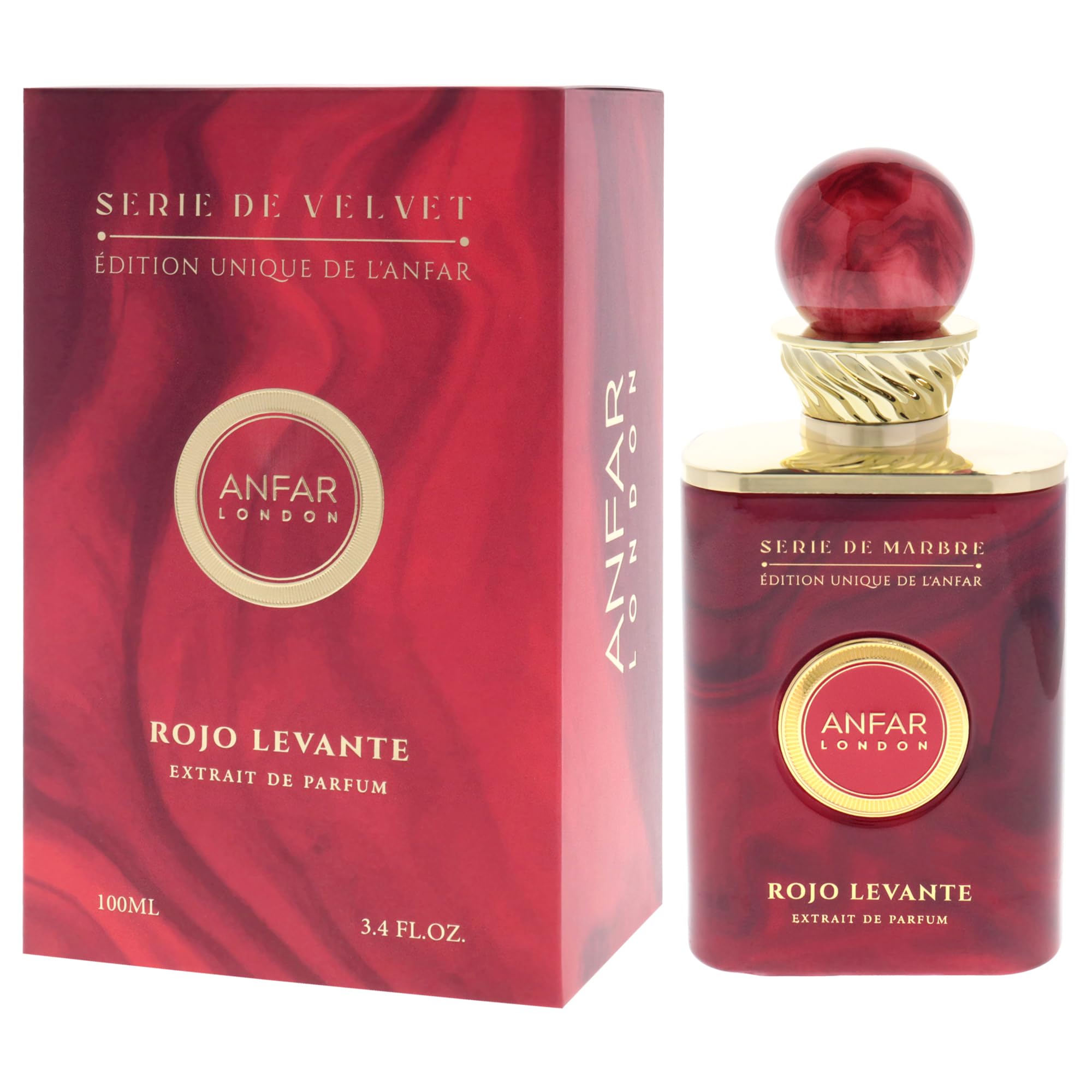 Foto 5 pulgar | Perfume Anfar Serie De Velvet Rojo Levante Extrait 100 Ml Para - Venta Internacional.