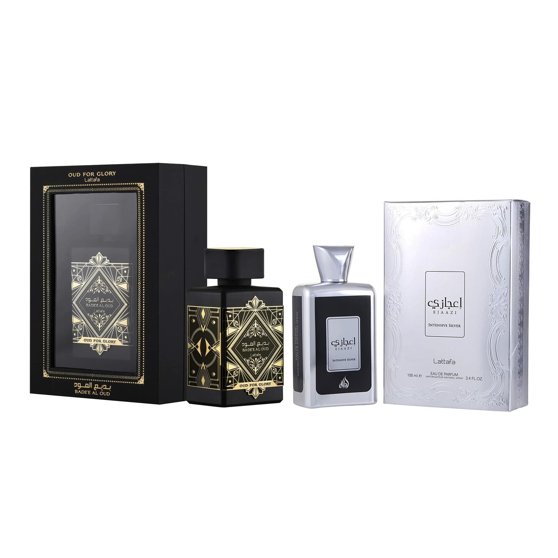 Foto 3 pulgar | Set De Regalo De Perfume Lattafa Bade'e Al Oud Oud For Glory + Ejaazi - Venta Internacional.