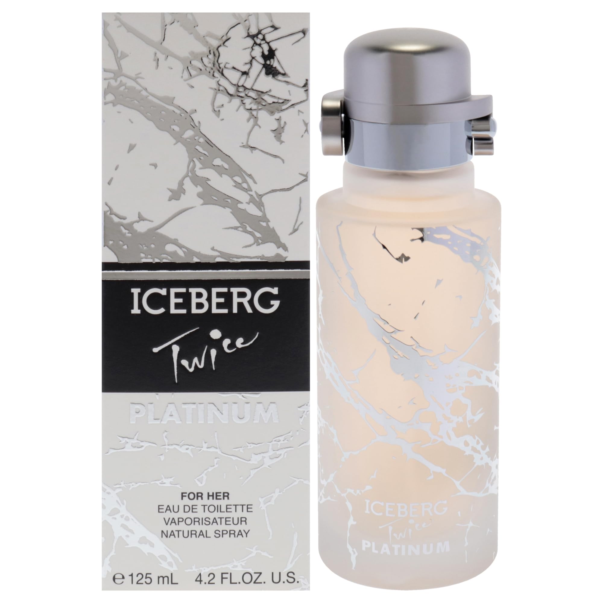 Foto 2 pulgar | Perfume Iceberg Twice Platinum Para Mujer En Aerosol Edt De 125 Ml - Venta Internacional.