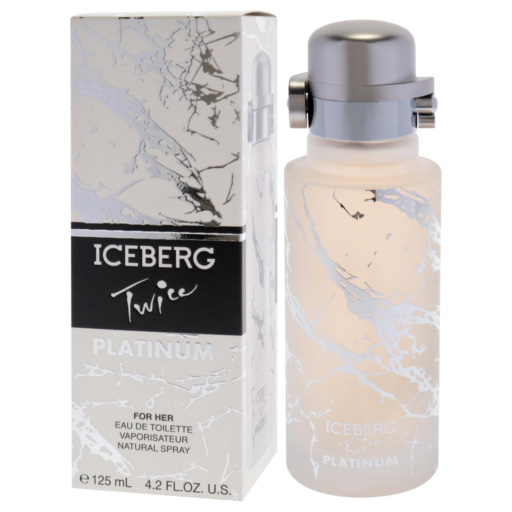 Foto 5 pulgar | Perfume Iceberg Twice Platinum Para Mujer En Aerosol Edt De 125 Ml - Venta Internacional.