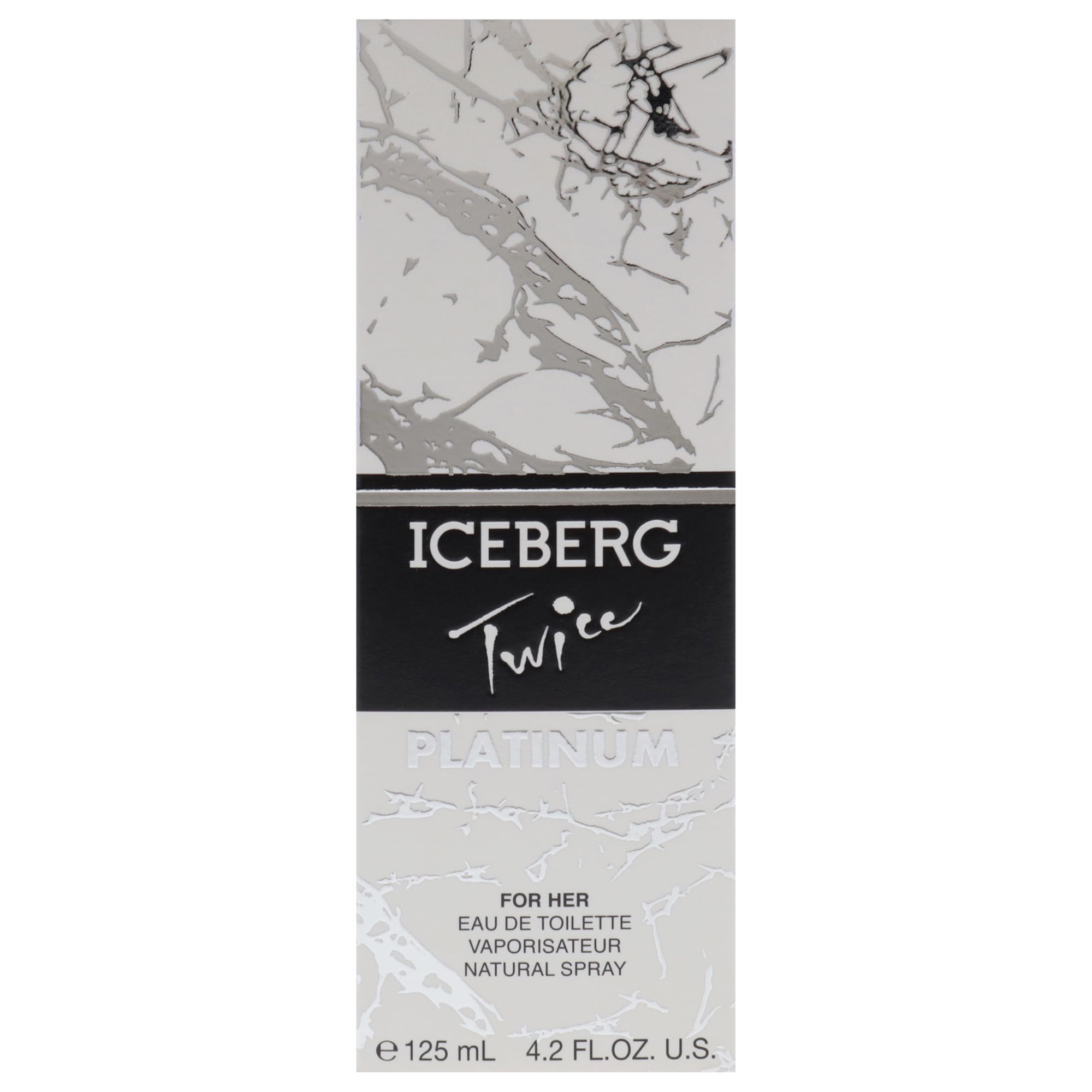 Foto 6 pulgar | Perfume Iceberg Twice Platinum Para Mujer En Aerosol Edt De 125 Ml - Venta Internacional.