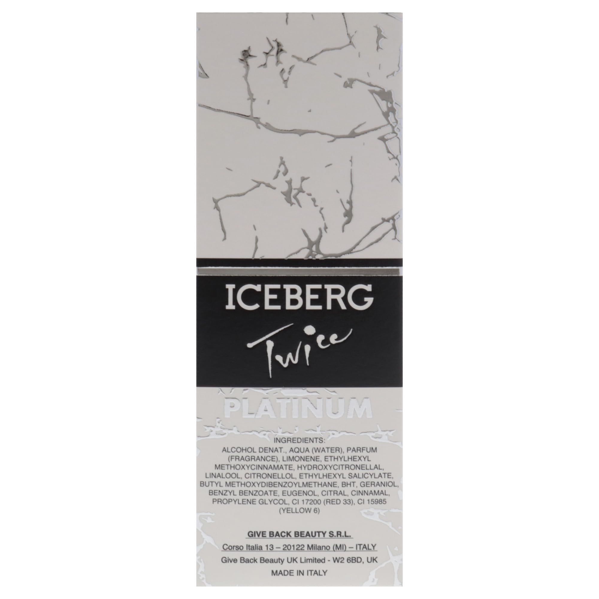 Foto 8 pulgar | Perfume Iceberg Twice Platinum Para Mujer En Aerosol Edt De 125 Ml - Venta Internacional.