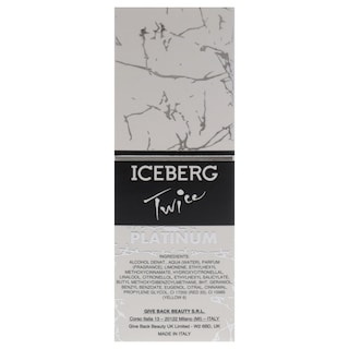 Foto 7 | Perfume Iceberg Twice Platinum Para Mujer En Aerosol Edt De 125 Ml - Venta Internacional.