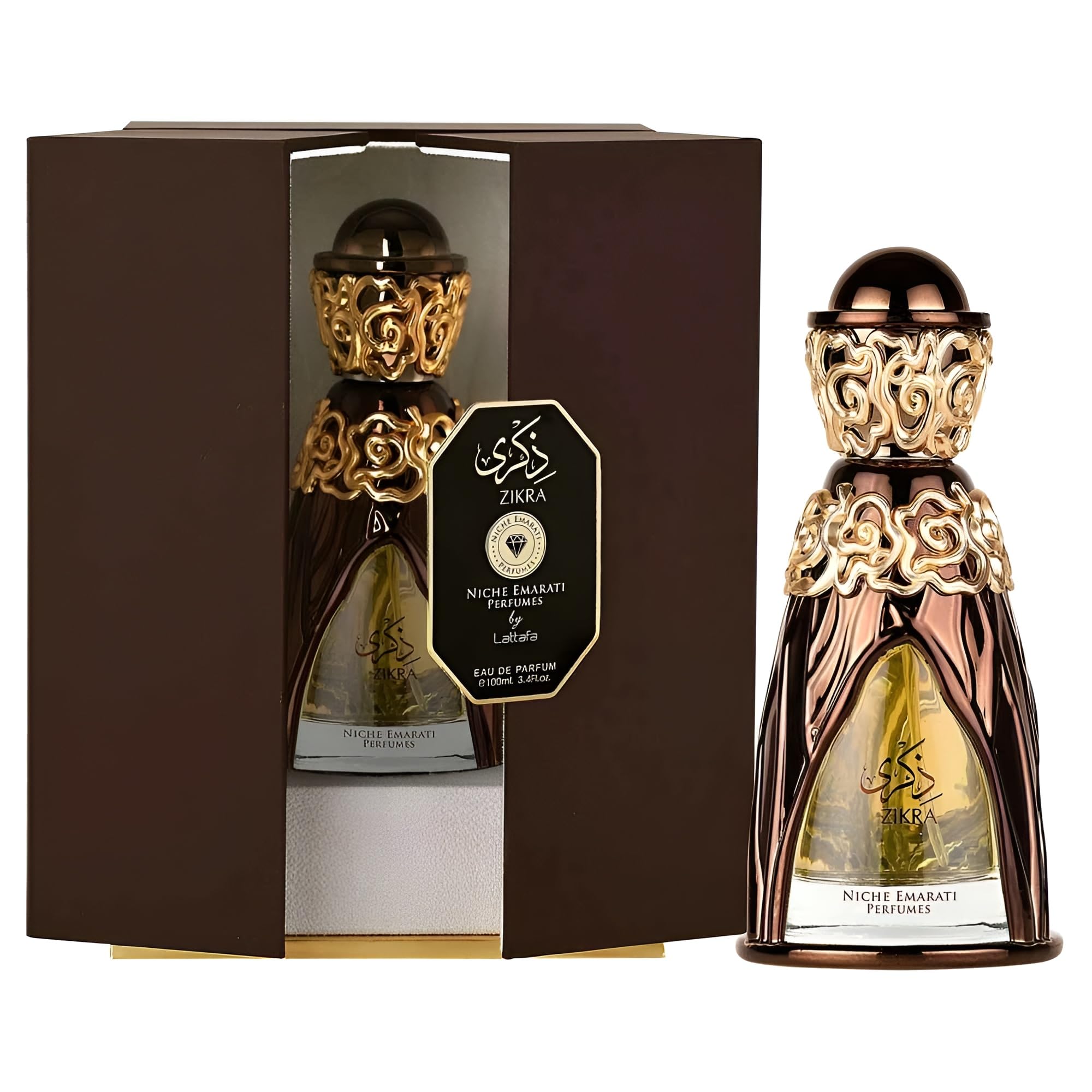 Foto 5 pulgar | Perfume Lattafa Niche Emarati Zikra, Perfume Unisex, 100 Ml - Venta Internacional.
