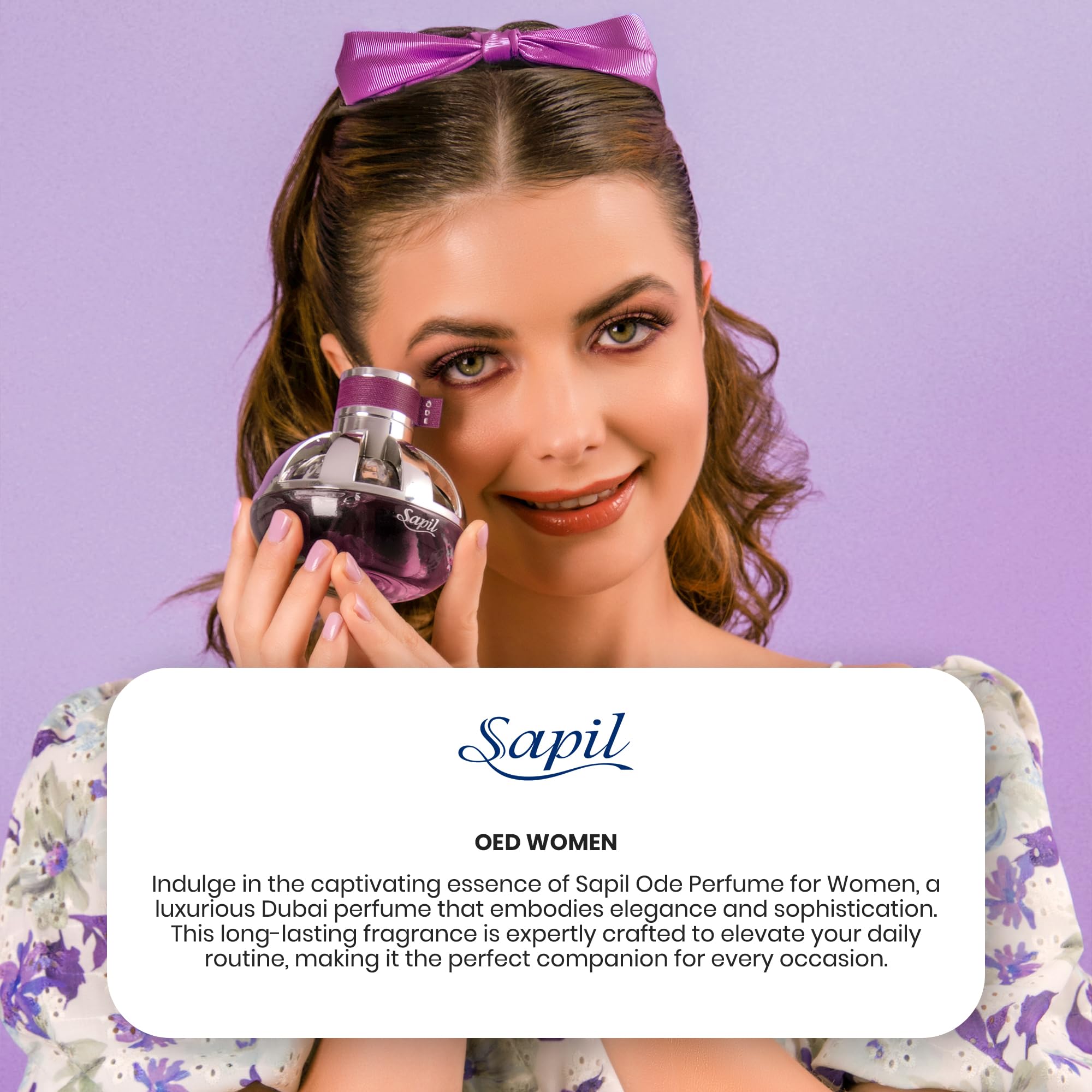 Foto 7 pulgar | Perfume Sapil Ode Edp 100 Ml Para Mujer Fruity Floral Gourmand - Venta Internacional.