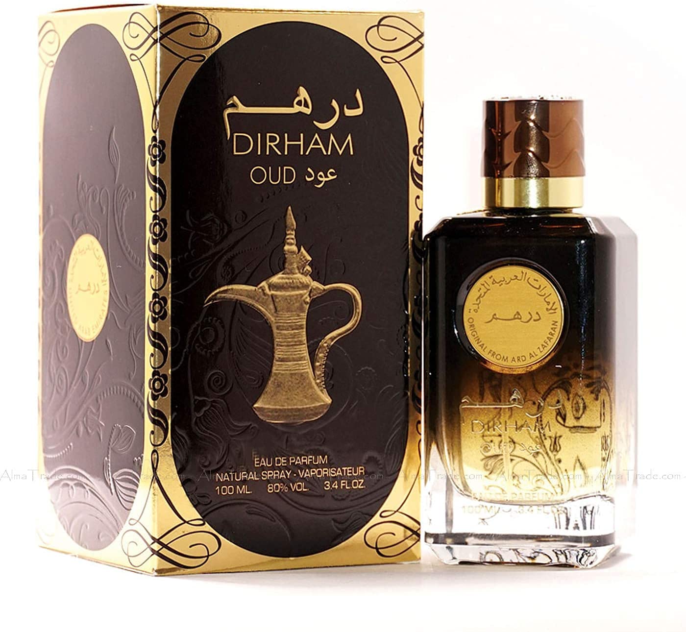 Foto 2 pulgar | Perfume Ard Al Zaafaran Dirham Oud Eau De Perfume, 100 Ml - Venta Internacional.