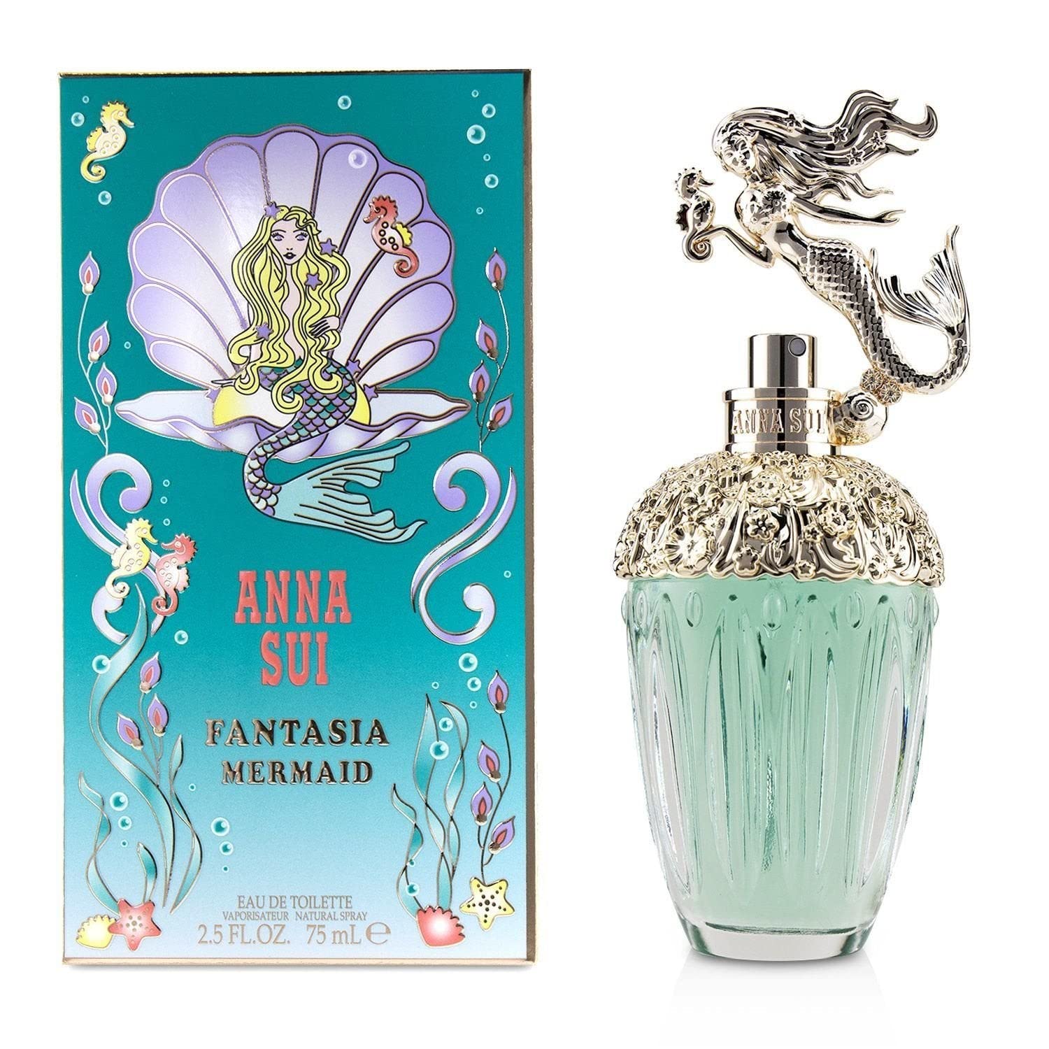 Foto 2 pulgar | Perfume Anna Sui Fantasia Mermaid Eau de Toilette 75 ml para Mujer - Venta Internacional