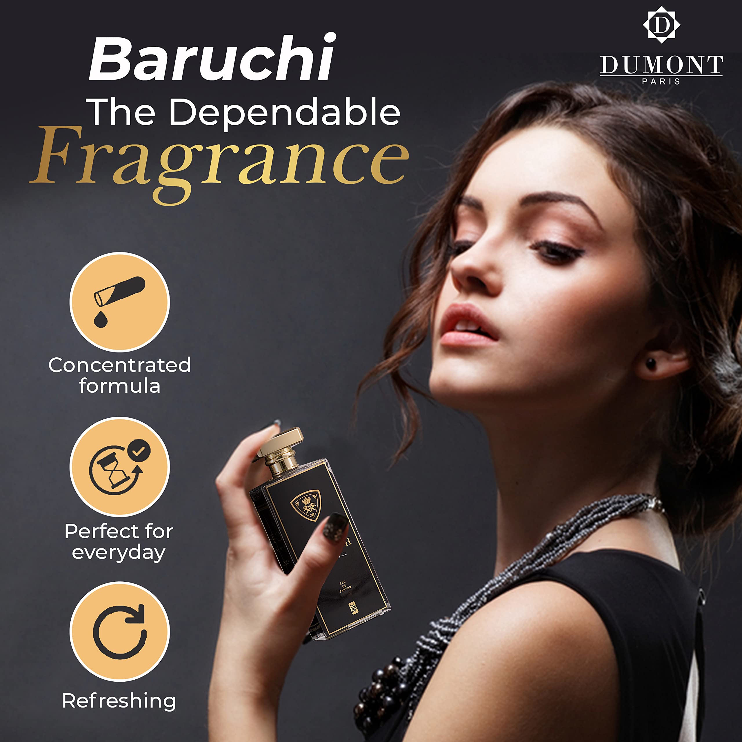 Foto 4 pulgar | Perfume Dumont Baruchi II Eau de Parfum 100 ml para Mujer - Venta Internacional