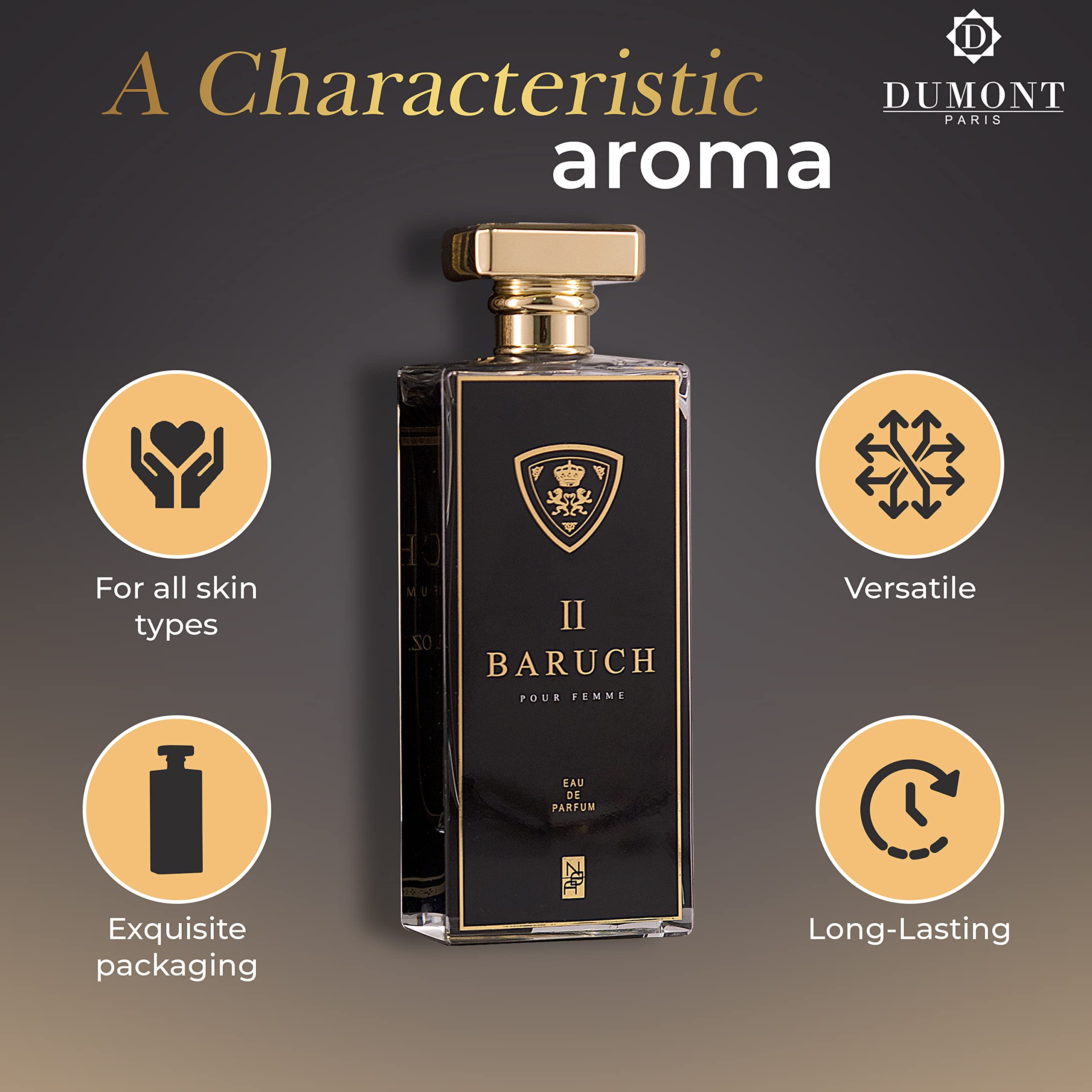 Foto 5 pulgar | Perfume Dumont Baruchi II Eau de Parfum 100 ml para Mujer - Venta Internacional