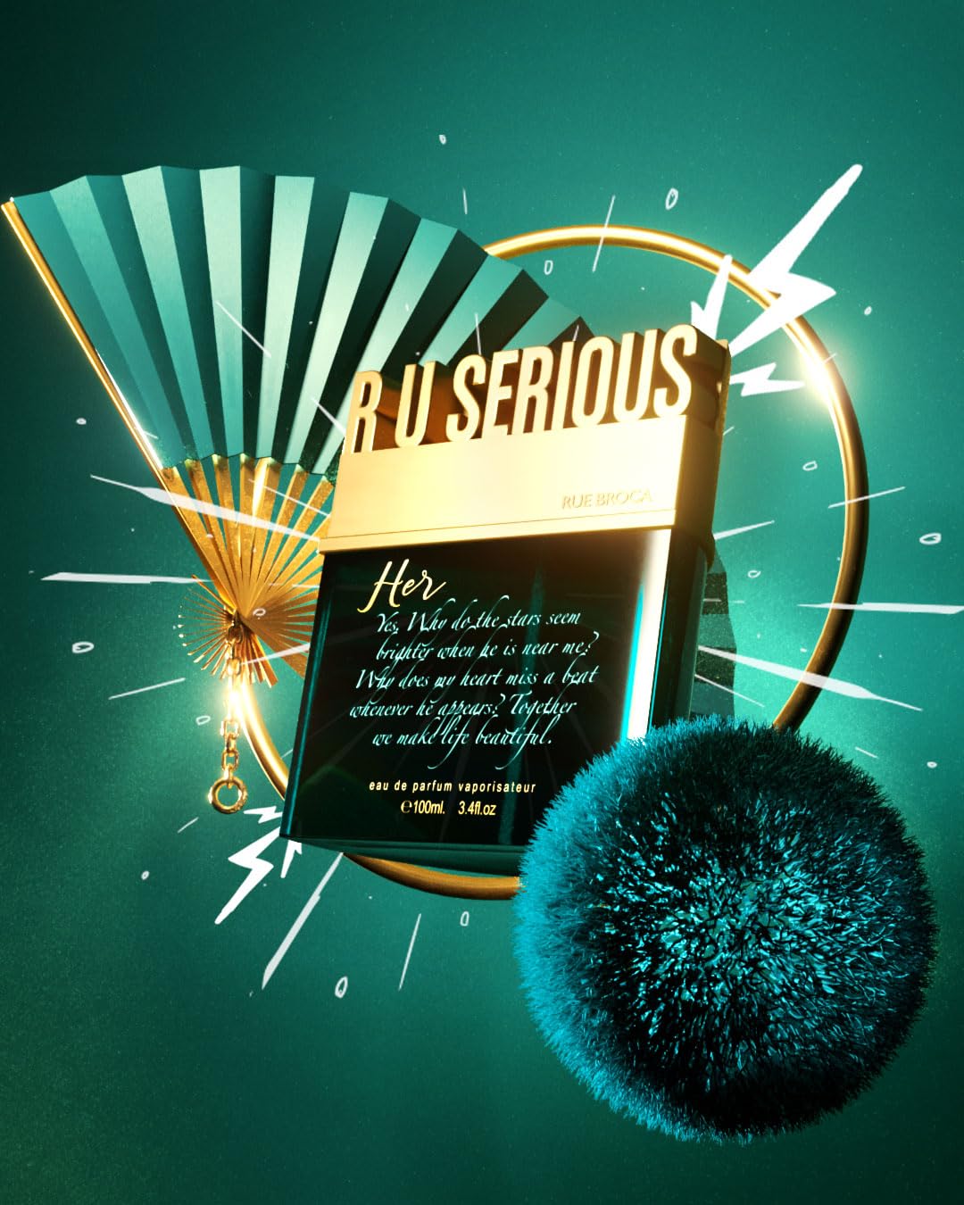 Foto 3 | Perfume Rue Broca R U Serious Her Eau De Parfum Para Mujer, 100 Ml - Venta Internacional.