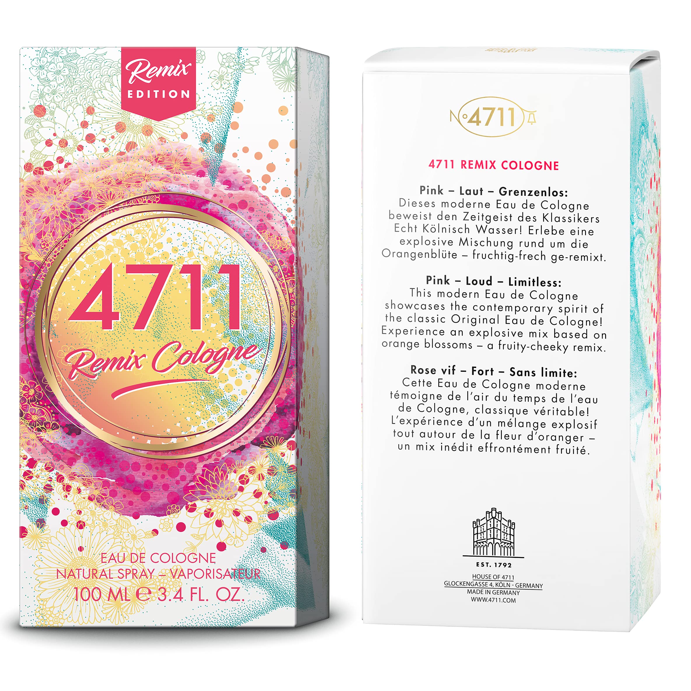Foto 7 pulgar | Perfume 4711 Remix Cologne Neroli Edc 100 Ml Para Mujer - Venta Internacional.