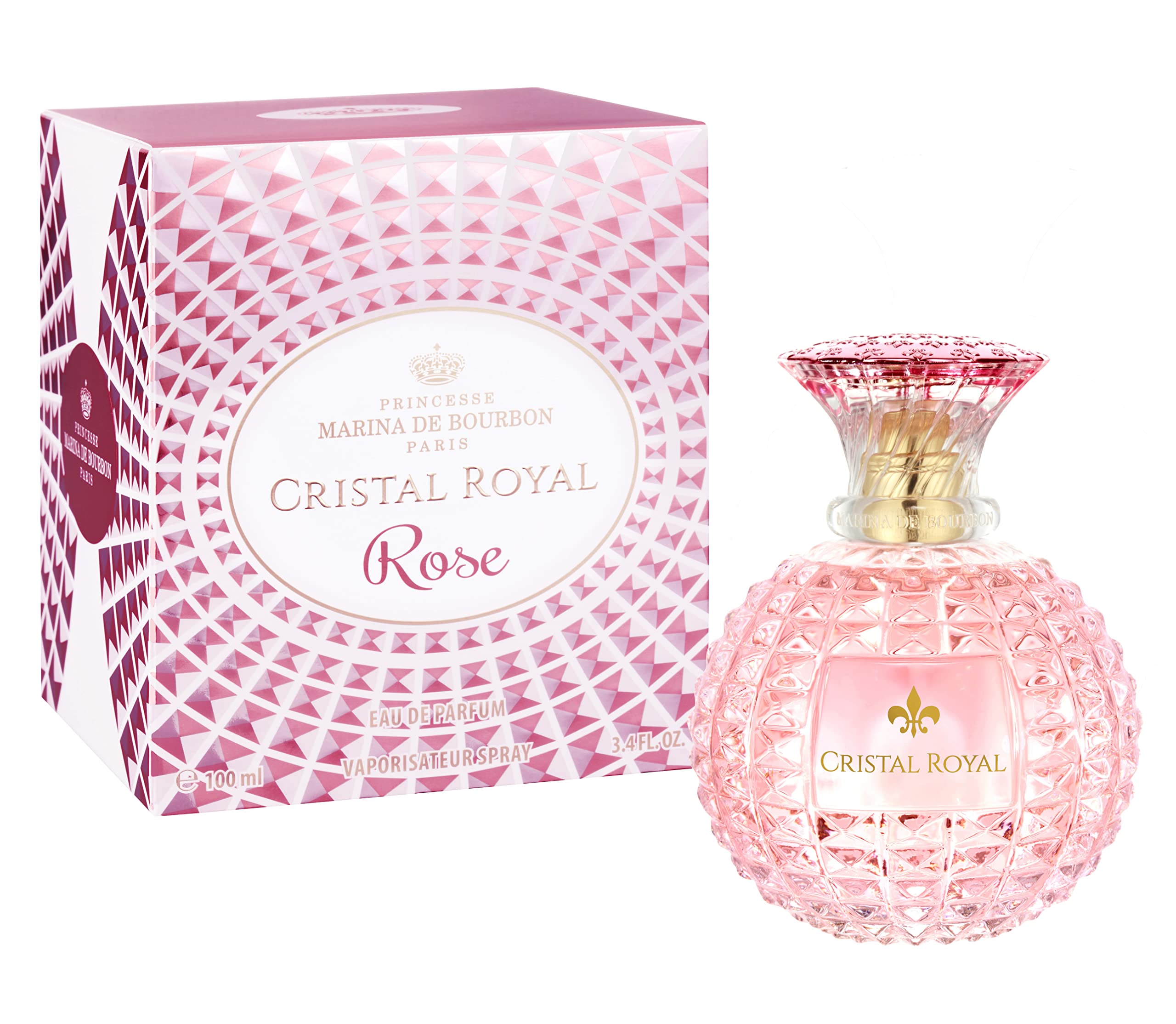 Perfume Princesse Marina De Bourbon Cristal Royal Rose 100 Ml - Venta Internacional.