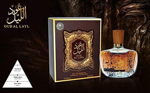 Foto 3 pulgar | Perfume Arabiyat Oud Al Layl Eau De Parfum, 100 Ml, Unisex - Venta Internacional.