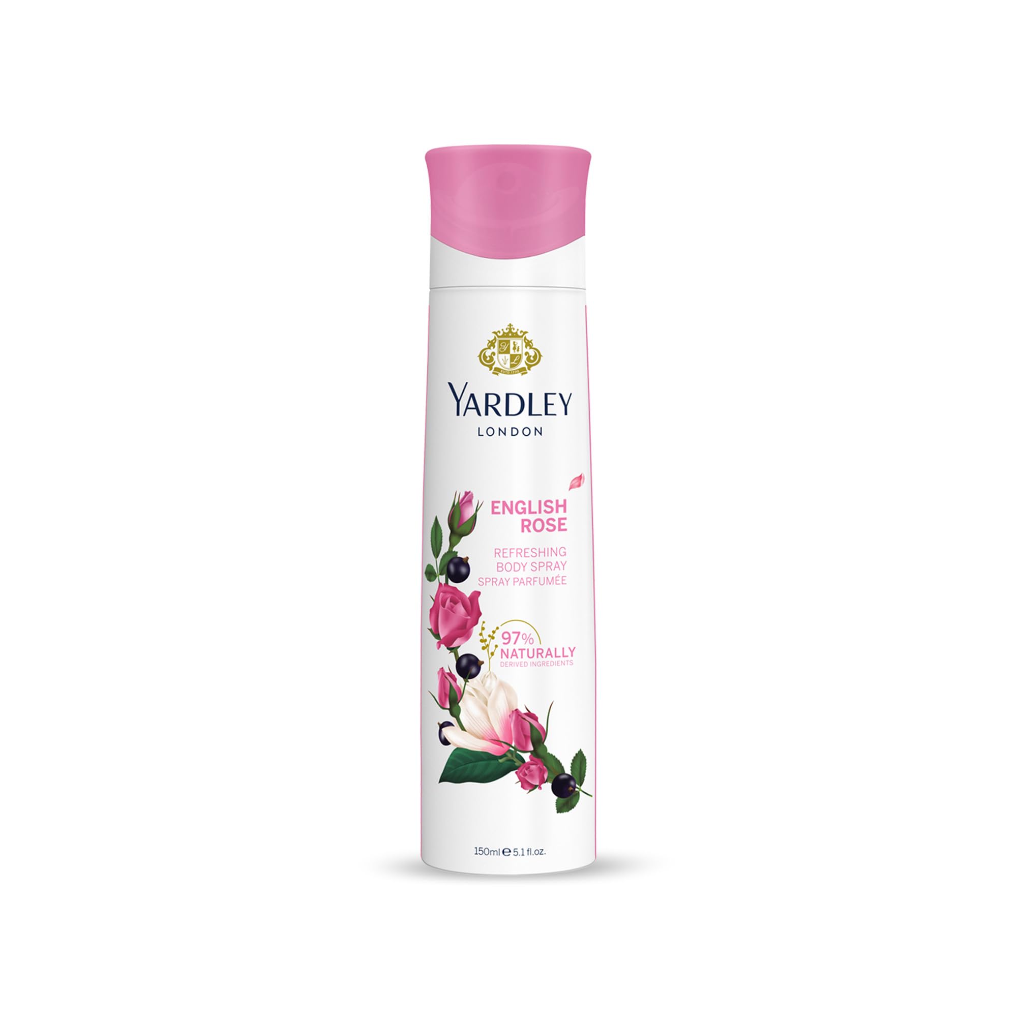 Foto 2 pulgar | Perfume Corporal En Aerosol Yardley English Rose, 151 Ml, Para Mujer - Venta Internacional.