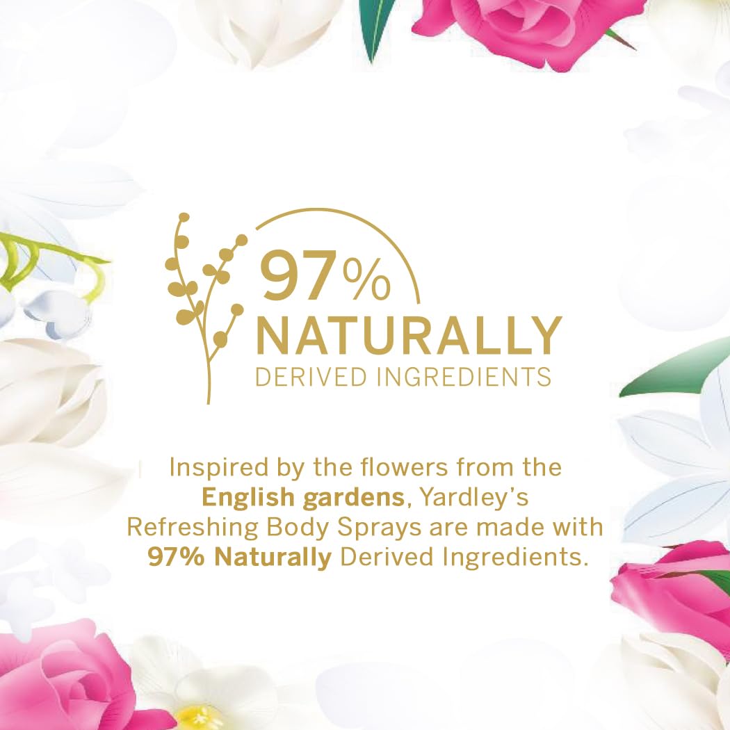 Foto 5 pulgar | Perfume Corporal En Aerosol Yardley English Rose, 151 Ml, Para Mujer - Venta Internacional.
