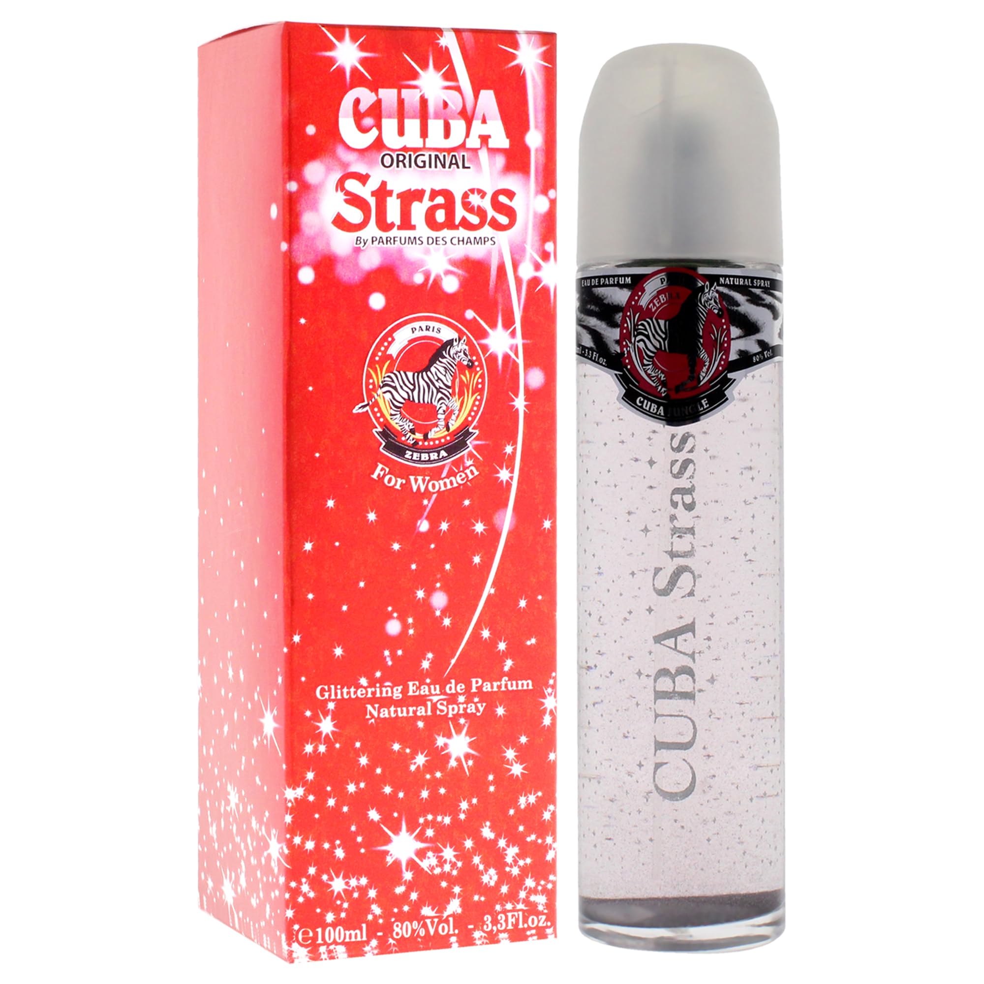 Foto 4 pulgar | Perfume Cuba Cuba Strass Zebra Eau De Parfum Para Mujer, 100 Ml - Venta Internacional.