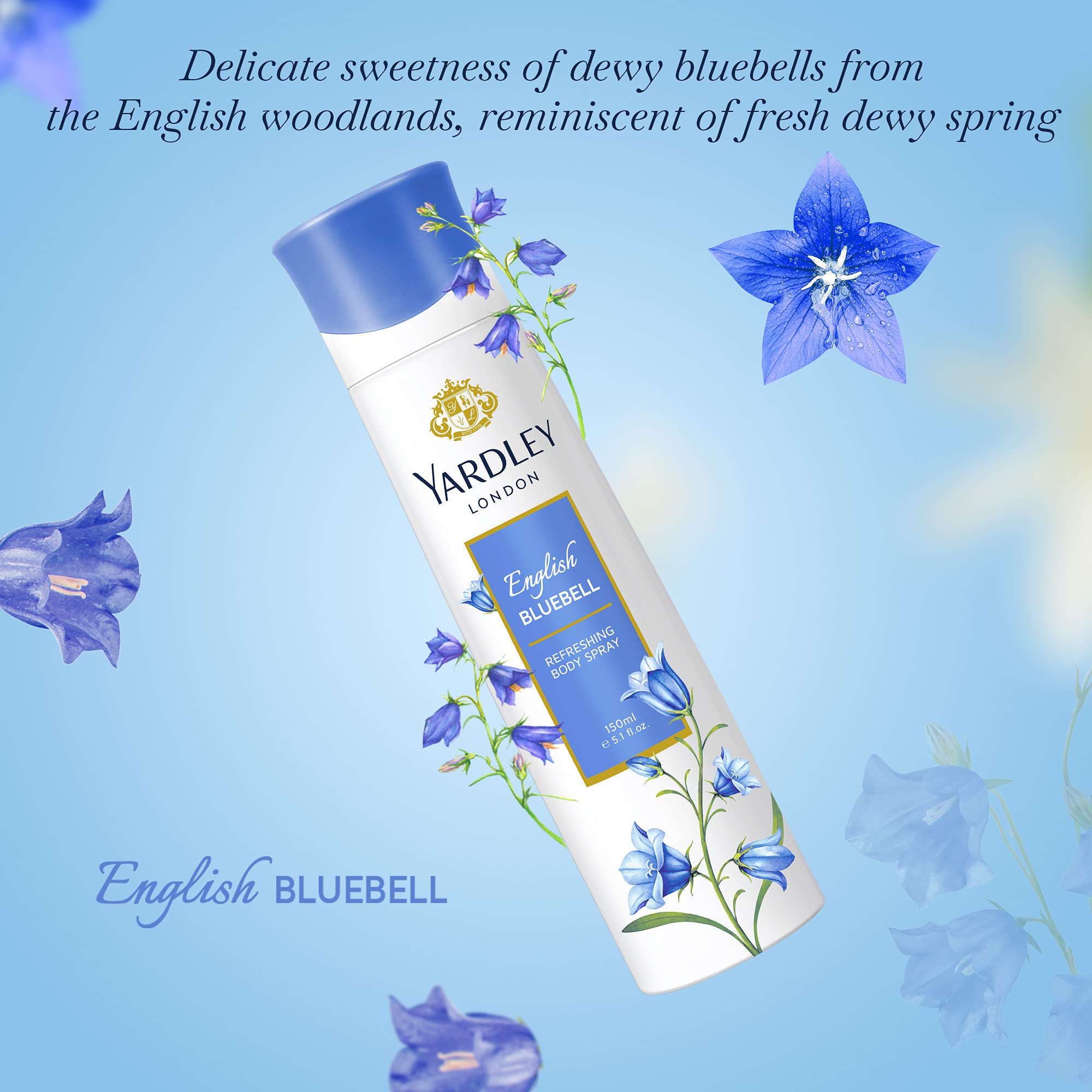 Foto 3 pulgar | Spray Corporal Yardley London English Bluebell 150 Ml Para Mujer - Venta Internacional.
