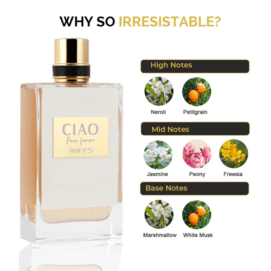 Foto 6 pulgar | Perfume Riiffs Ciao Pour Femme Eau De Parfum Para Mujer, 100 Ml - Venta Internacional.