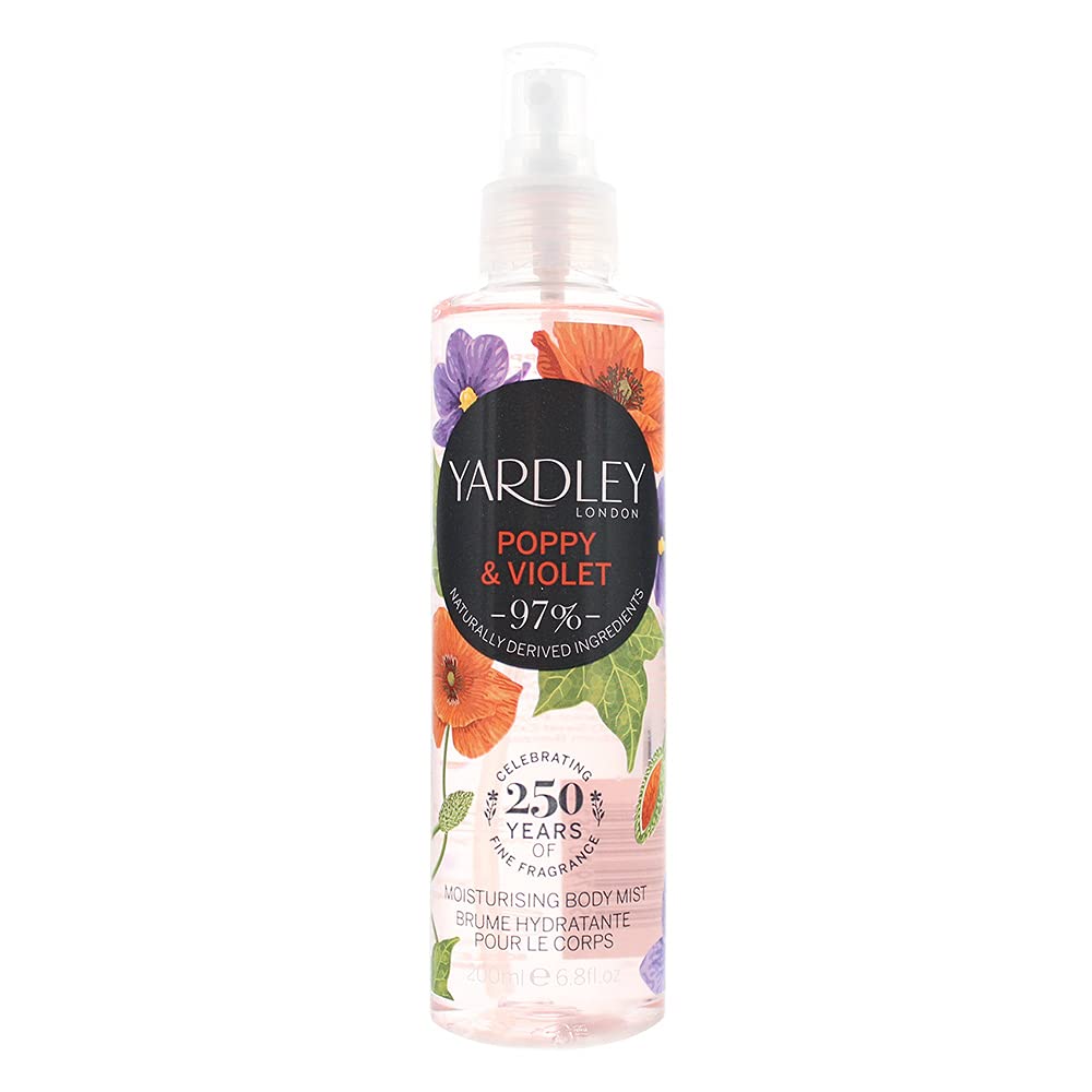 Foto 1 | Fragancia En Bruma Yardley Of London Con Amapola Y Violeta, 200 Ml - Venta Internacional.