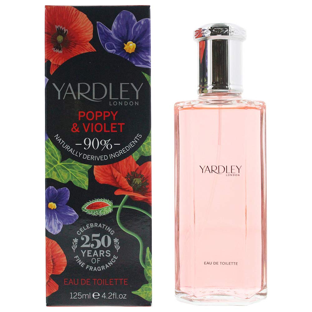 Foto 2 pulgar | Perfume Yardley Of London Poppy & Violet Eau De Toilette 125 Ml - Venta Internacional.