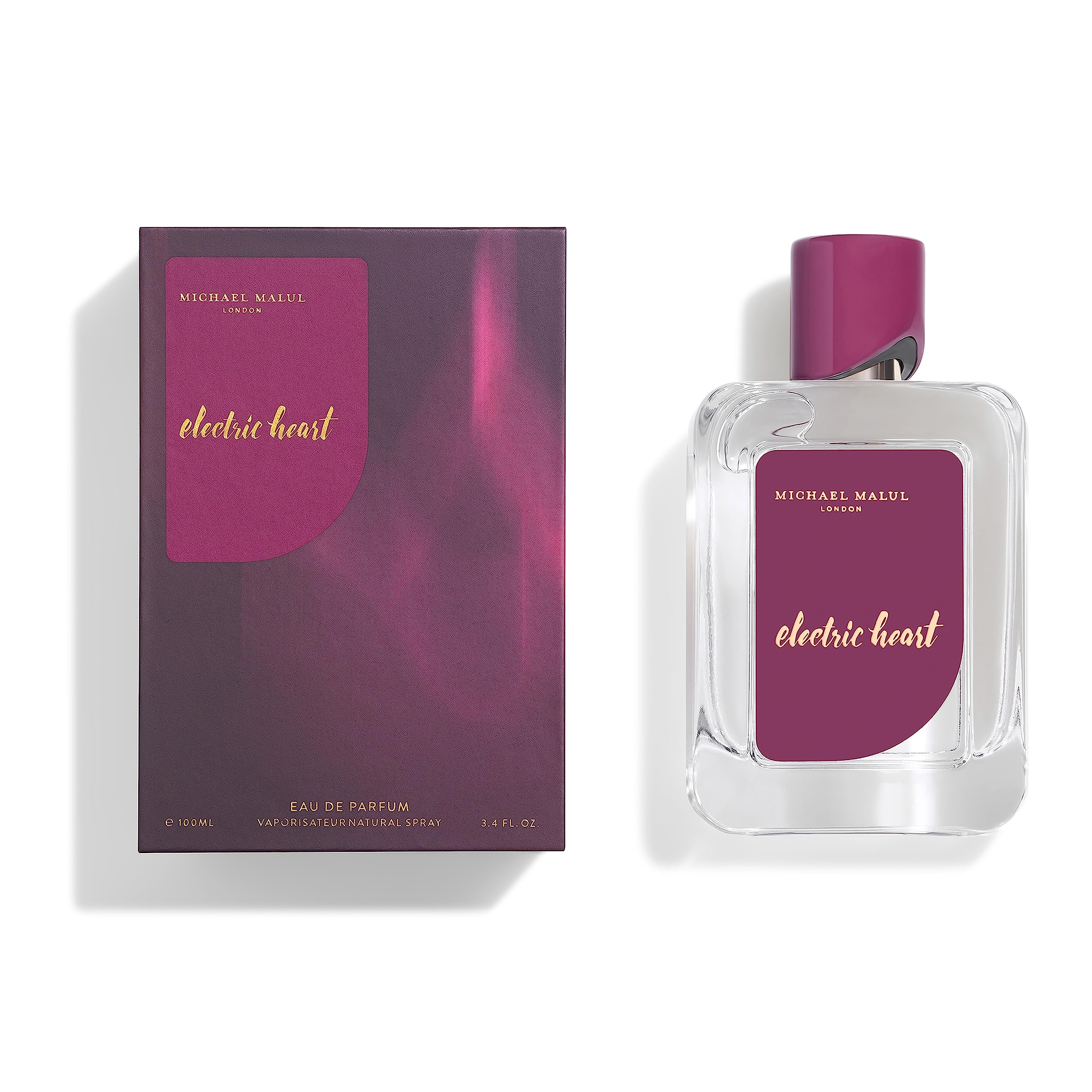 Foto 3 pulgar | Perfume Michael Malul Electric Heart Eau De Parfum, 100 Ml - Venta Internacional.