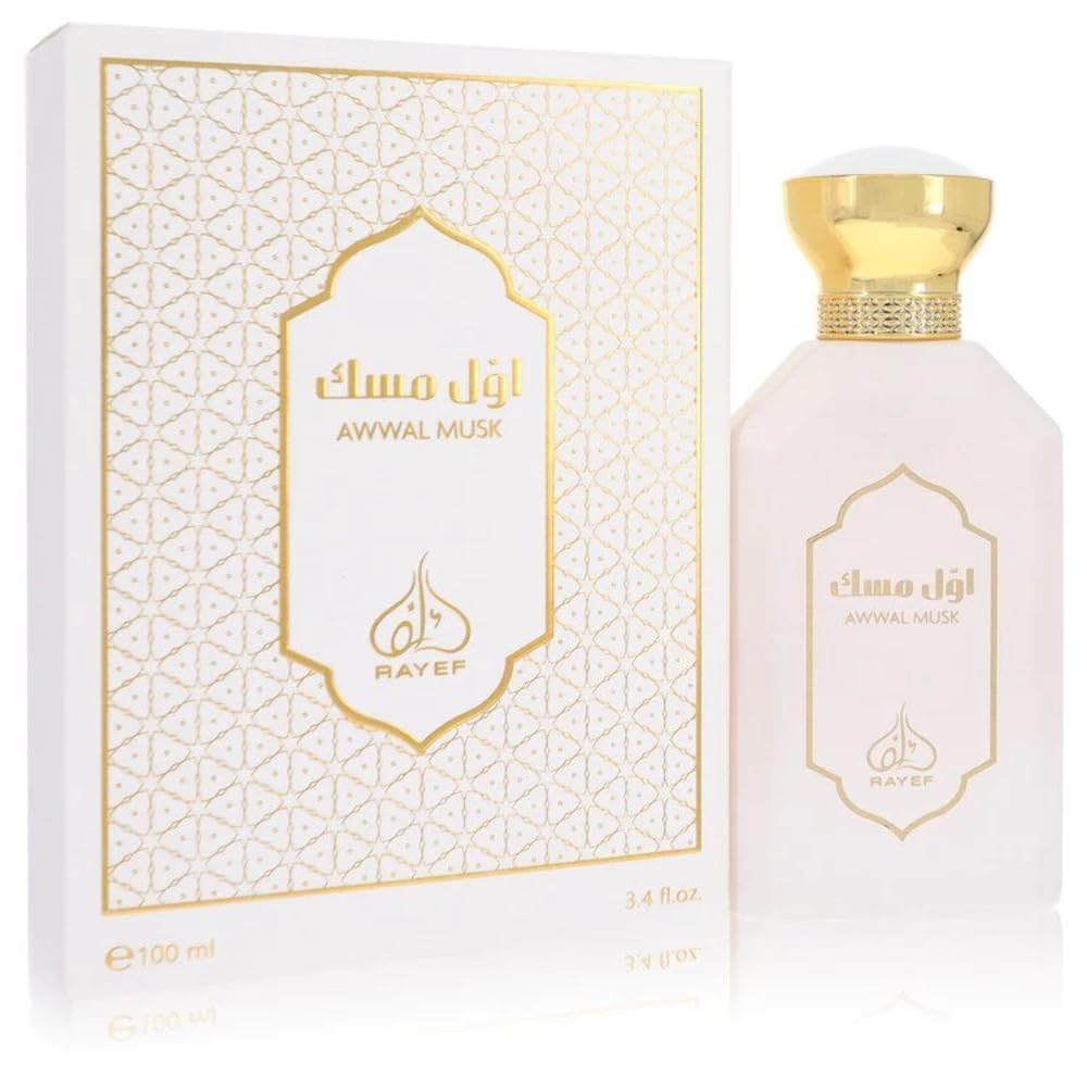 Perfume Rayef Awwal Musk Eau De Parfum En Aerosol Para Hombre, 100 Ml - Venta Internacional.