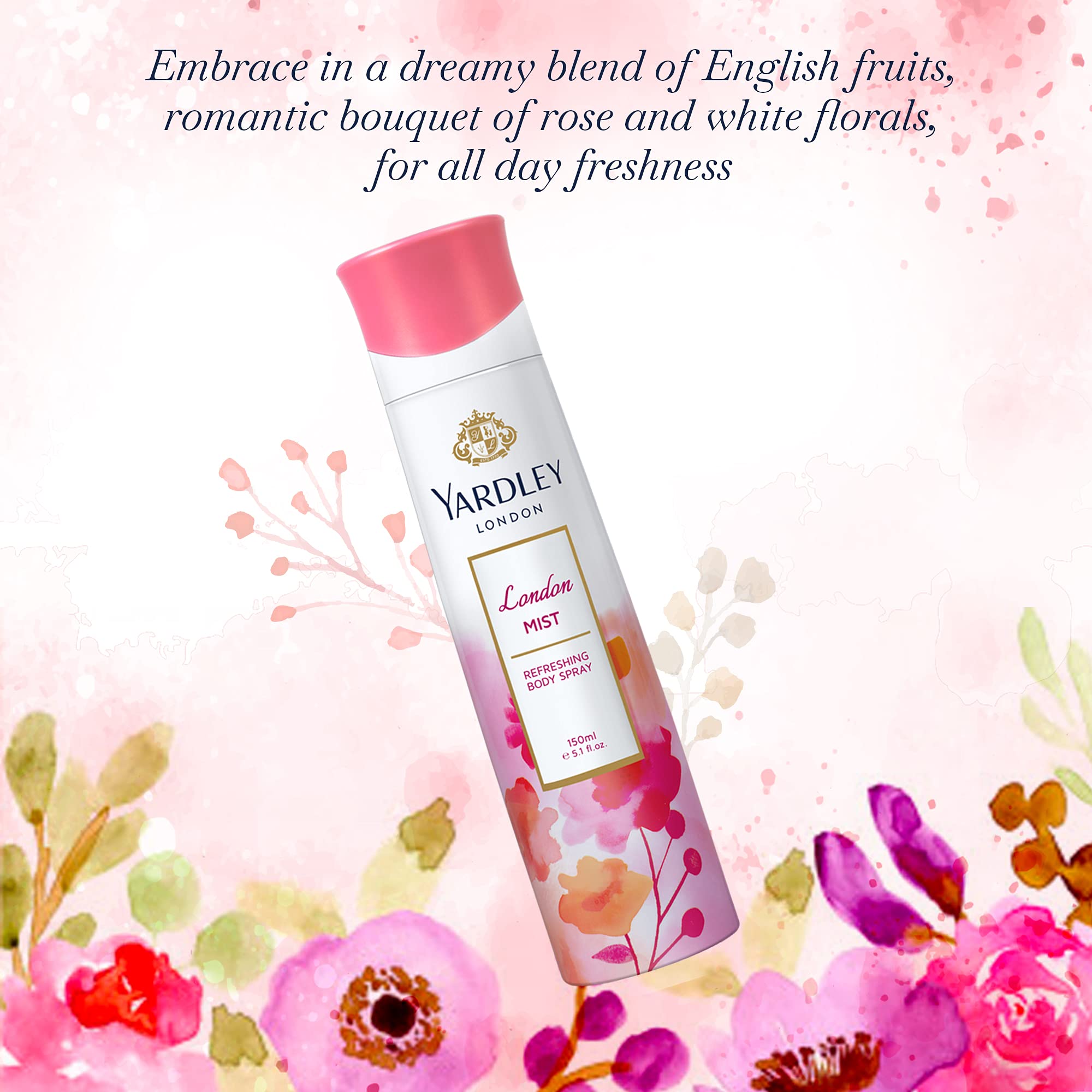 Foto 3 pulgar | Spray Corporal Yardley London London Mist 150 Ml Para Mujer - Venta Internacional.