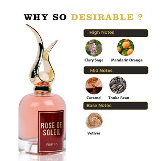 Foto 4 | Perfume Riiffs Rose De Soleil Eau De Parfum Para Mujer, 100 Ml - Venta Internacional.