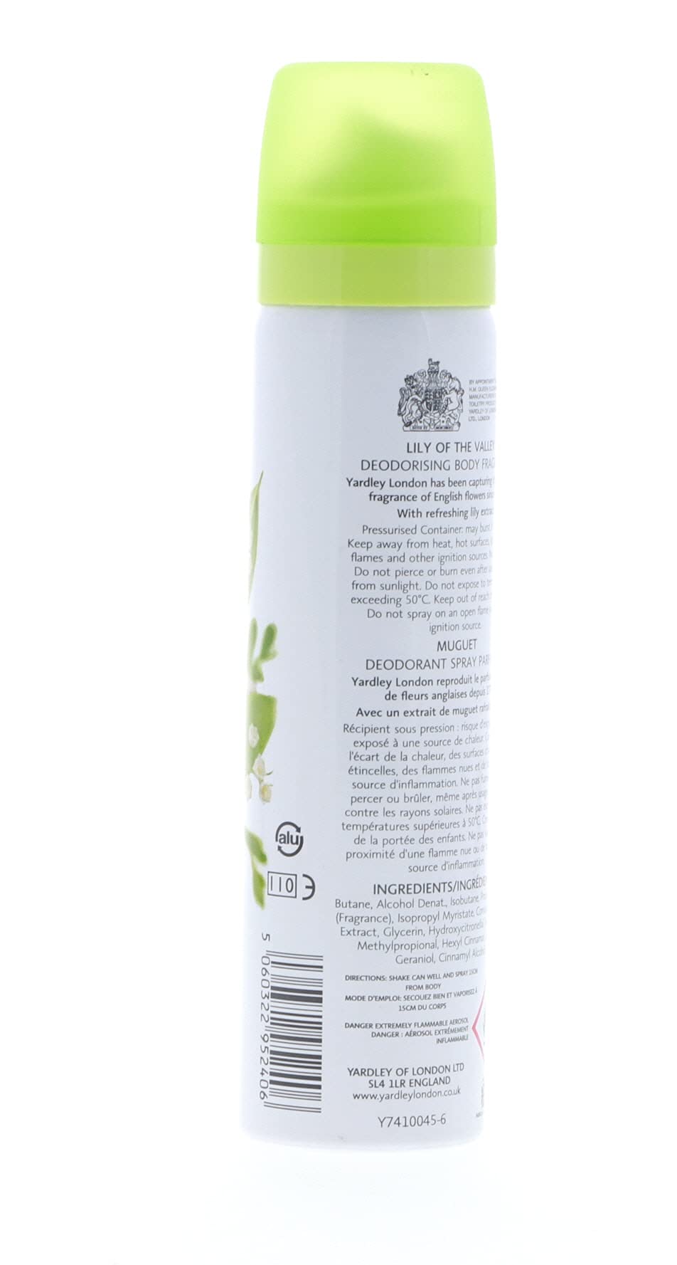 Foto 7 pulgar | Perfume Yardley London Lily Of The Valley Eau De Toilette, 100 Ml - Venta Internacional.