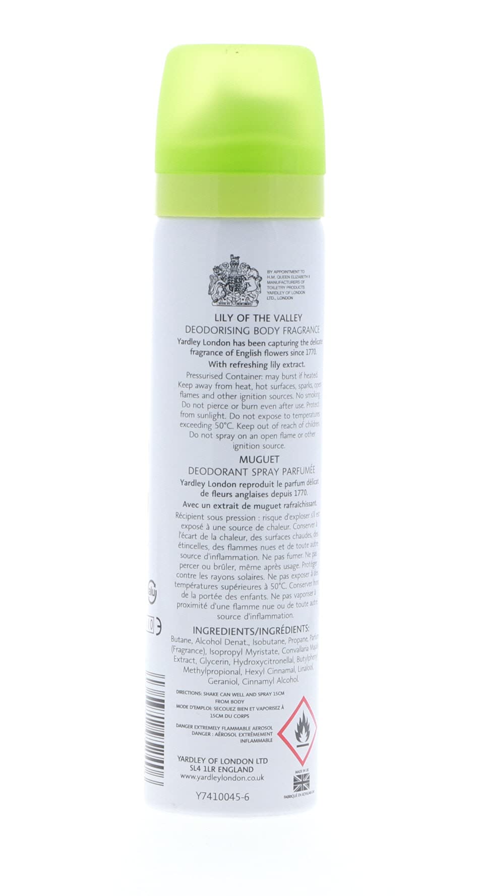 Foto 8 pulgar | Perfume Yardley London Lily Of The Valley Eau De Toilette, 100 Ml - Venta Internacional.