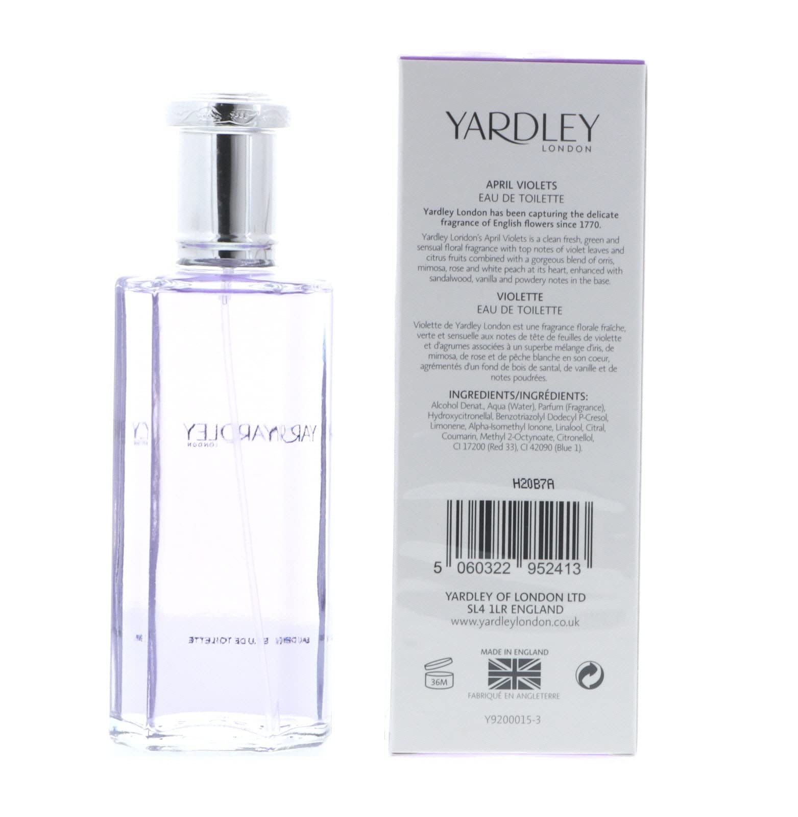 Foto 8 pulgar | Perfume Yardley London April Violets Eau De Toilette 125 Ml - Venta Internacional.