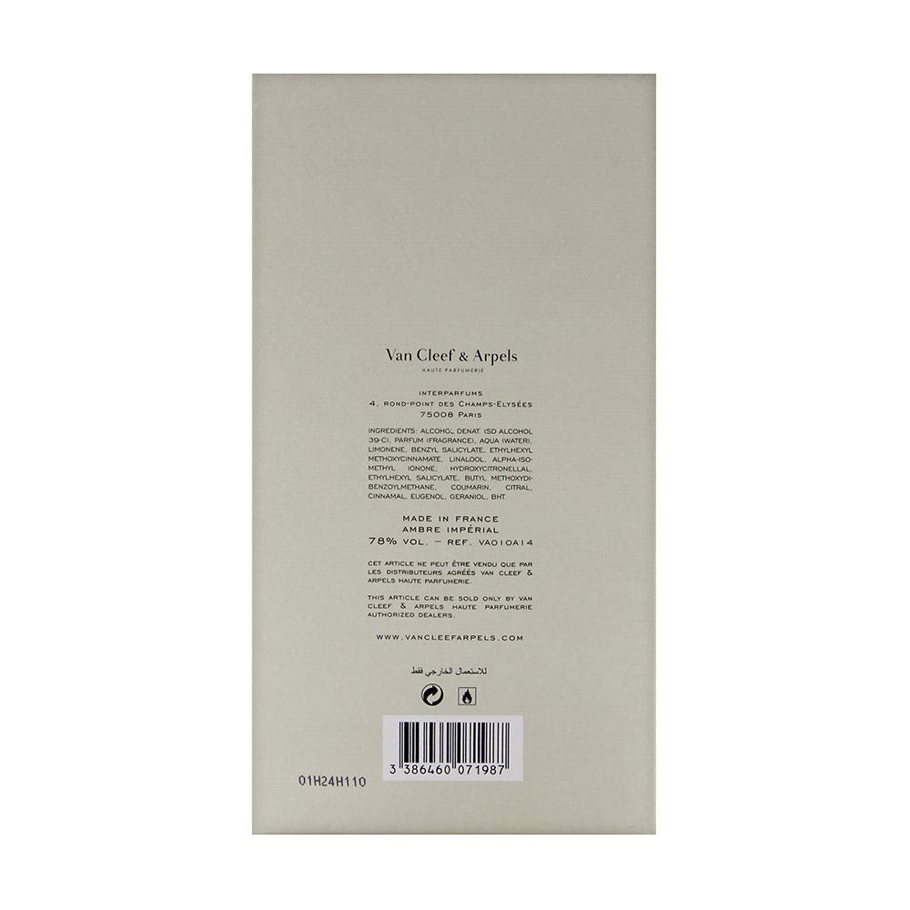 Foto 2 | Perfume Van Cleef & Arpels Ambre Imperial Eau De Parfum 75 Ml - Venta Internacional.
