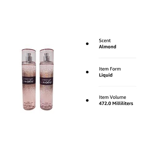 Foto 3 pulgar | Fragance Mist Bath & Body Works A Thousand Wishes (set De 2) - Venta Internacional.