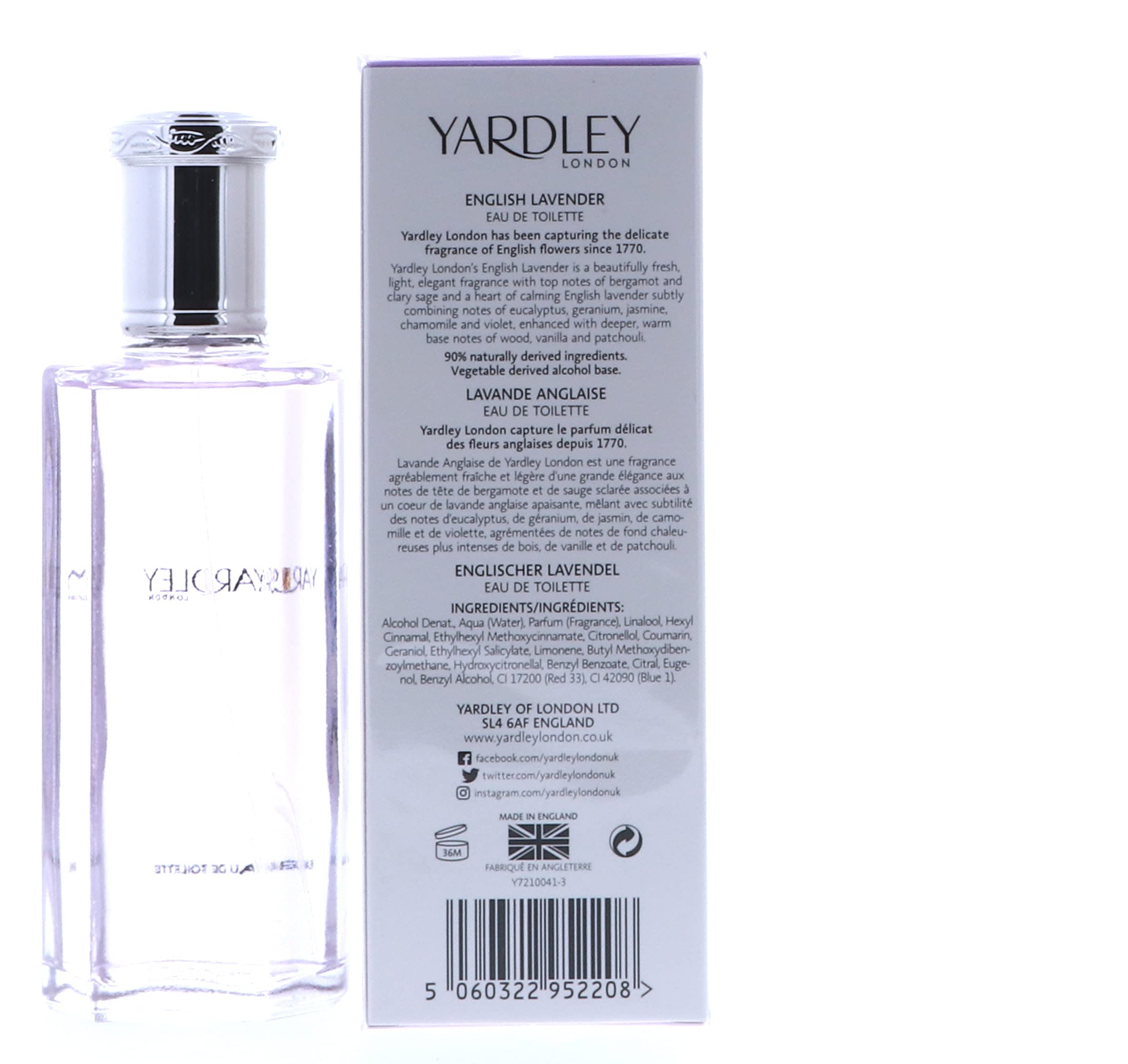 Foto 6 pulgar | Perfume Yardley London English Lavender Edt 125 Ml Para Mujer - Venta Internacional.