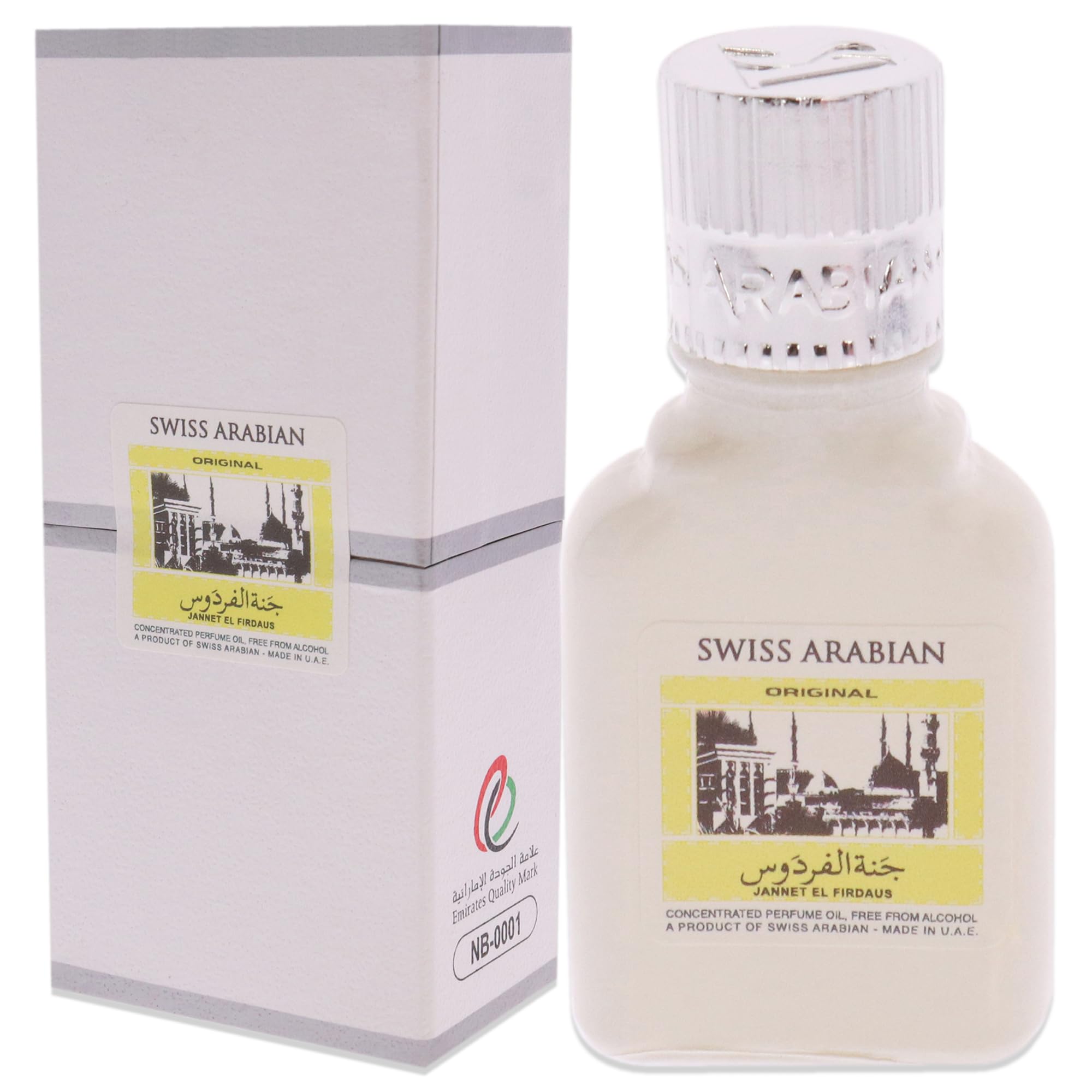 Foto 5 pulgar | Perfume Suizo Árabe Jannet El Firdaus Blanco 9 ml Unisex - Venta Internacional