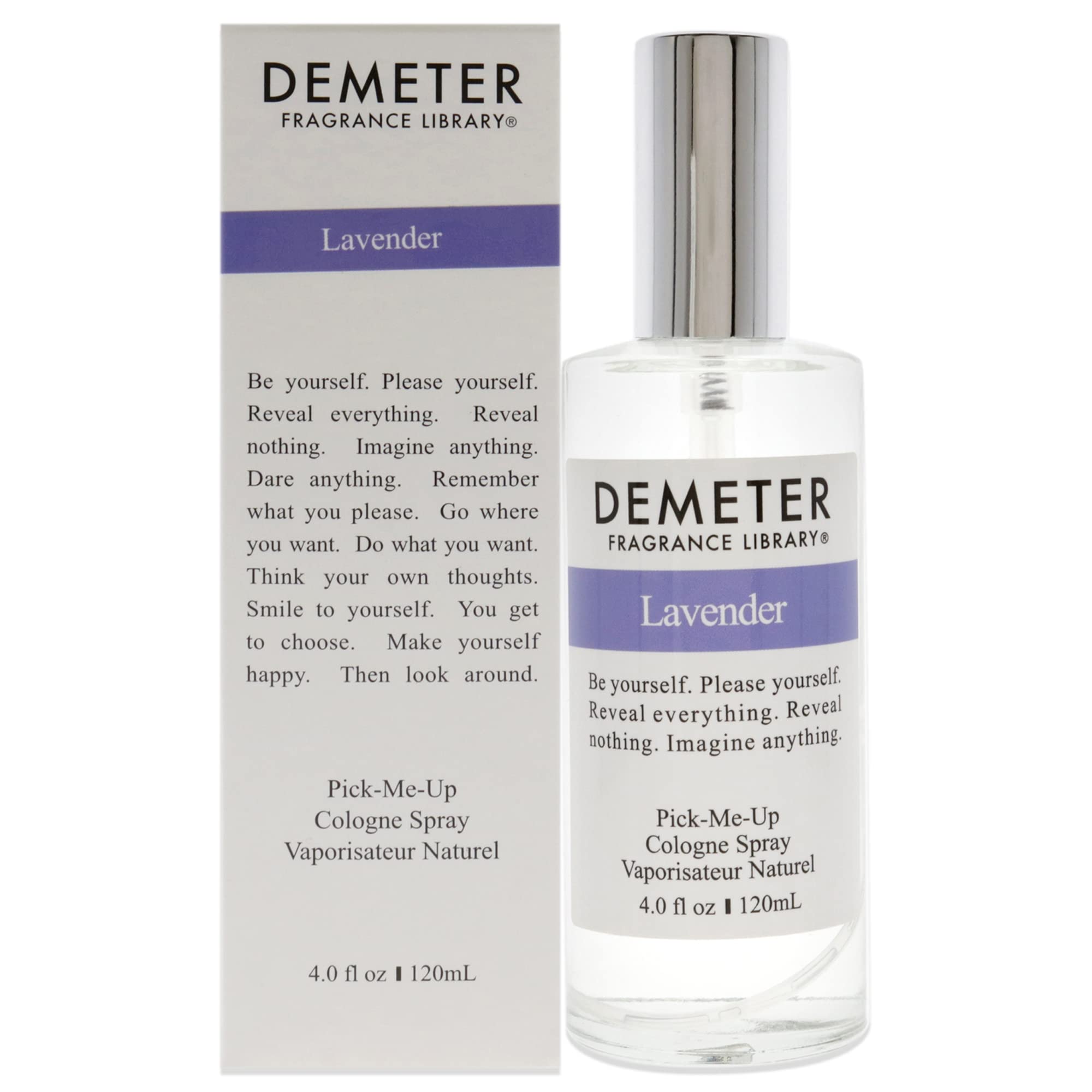 Colonia Unisex En Aerosol Perfume Demeter, Color Lavanda, 120 Ml - Venta Internacional.