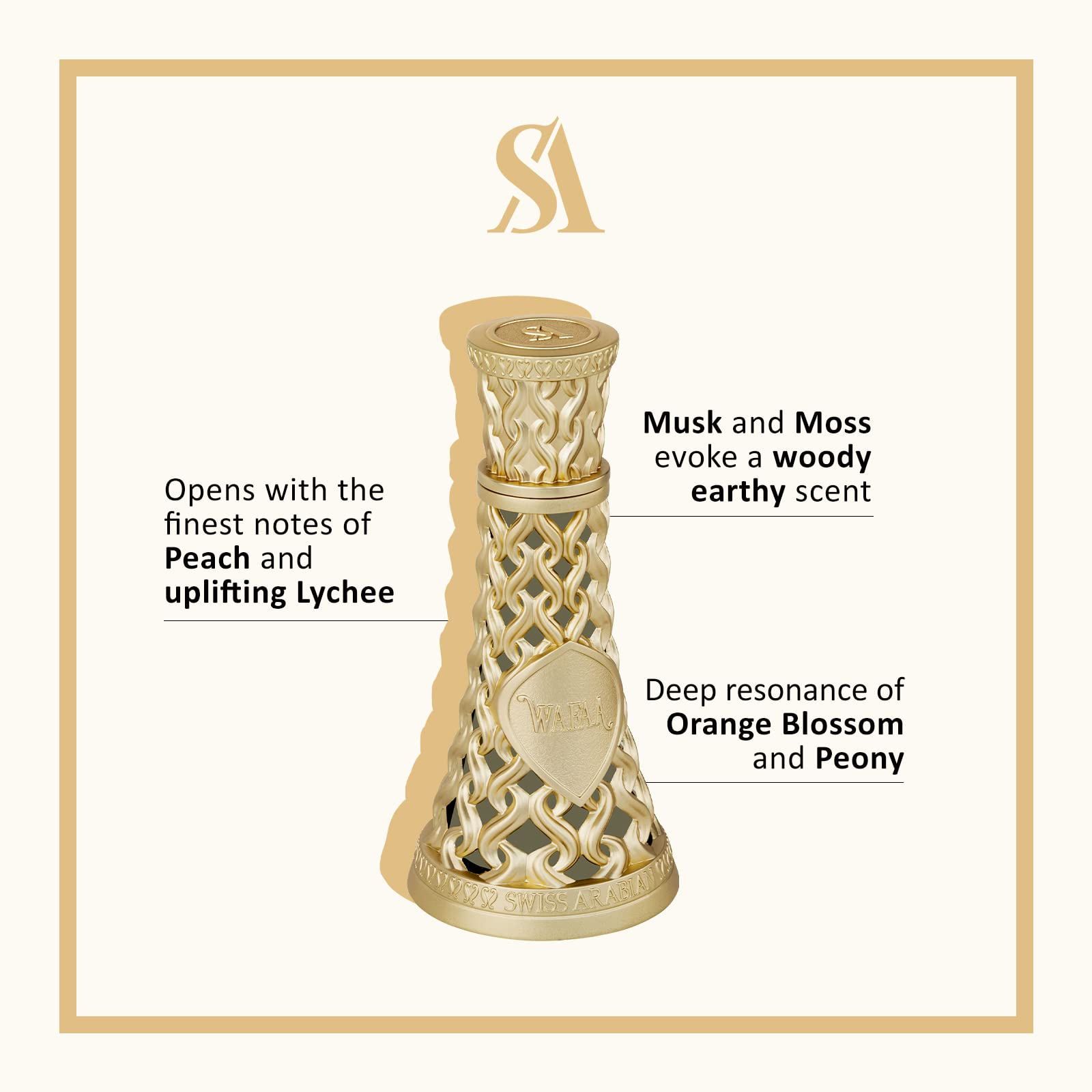Foto 3 pulgar | Perfume Swiss Arabian Wafaa Eau de Parfum 50 ml para Mujer - Venta Internacional