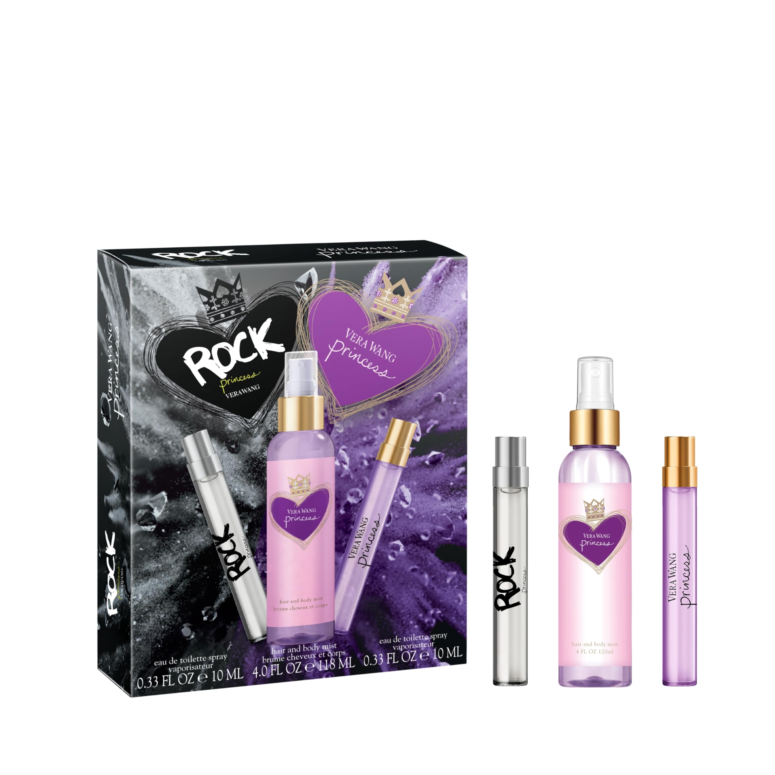 Foto 2 pulgar | Set de Regalo de Perfume Vera Wang Princess + Rock Princess para Mujer - Venta Internacional