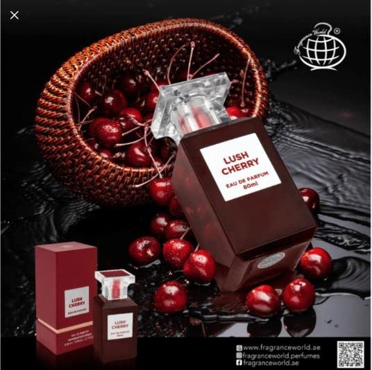 Foto 3 pulgar | Perfume Fragrance World Lush Cherry Eau De Parfum, 80 ml Unisex - Venta Internacional