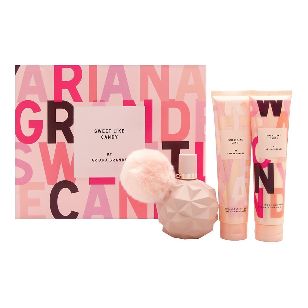 Estuche de 3pz Sweet Like Candy de Ariana Grande Eau de Parfum de 100 ml para Mujer $1,249