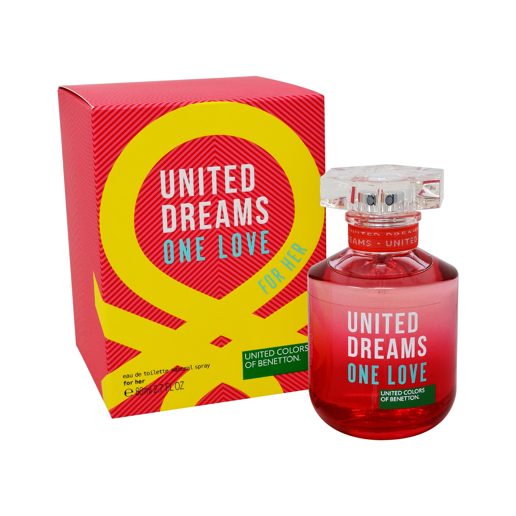 Foto 2 pulgar | Benetton One Love For Her 80 ml Edt Spray