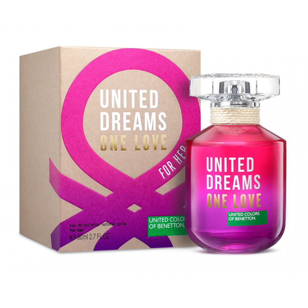 Foto 2 pulgar | Perfume Benetton One Love For Her 80 ML Edt Spray