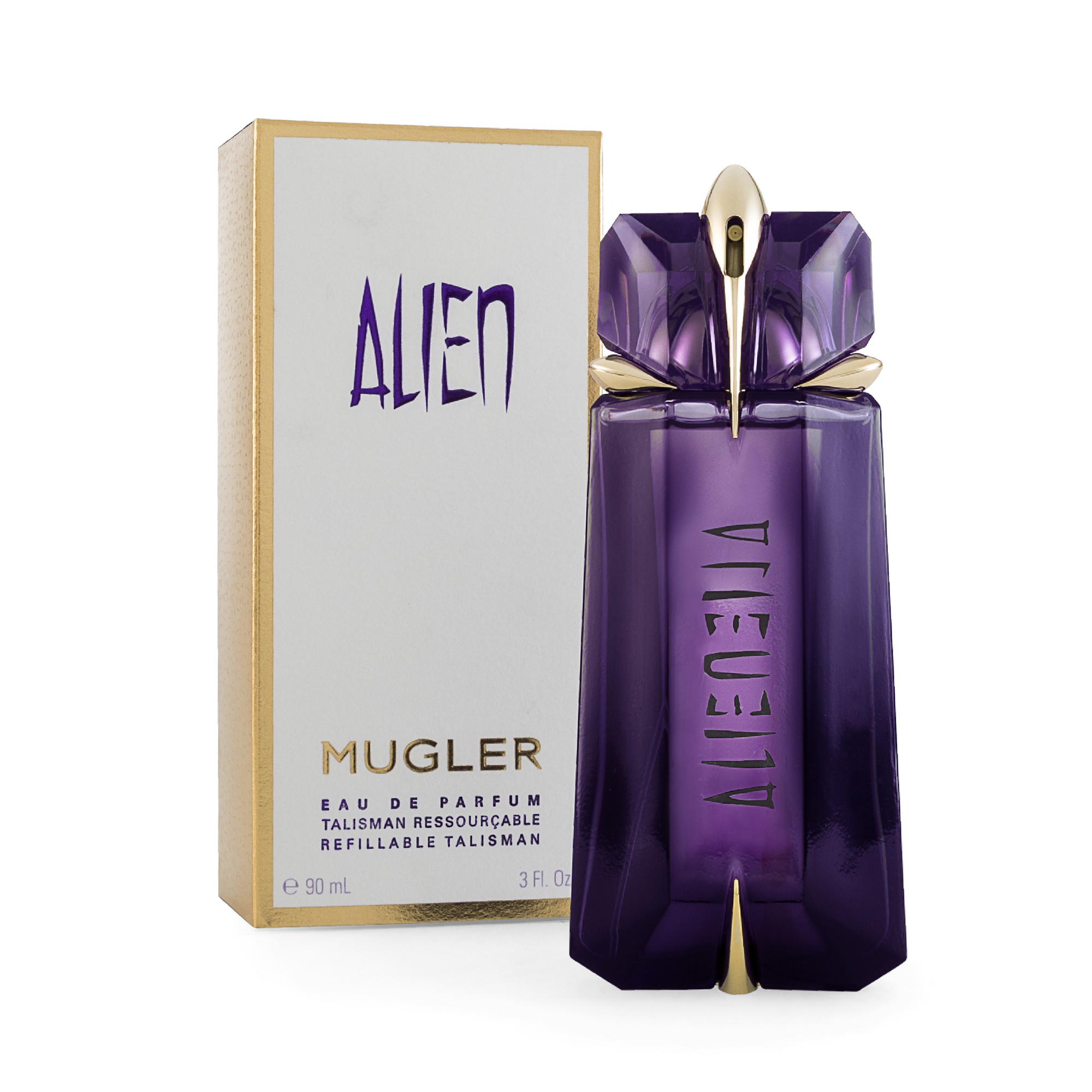 Foto 2 pulgar | Perfume Para Dama Alien 90 Ml Edp Refillable Spray